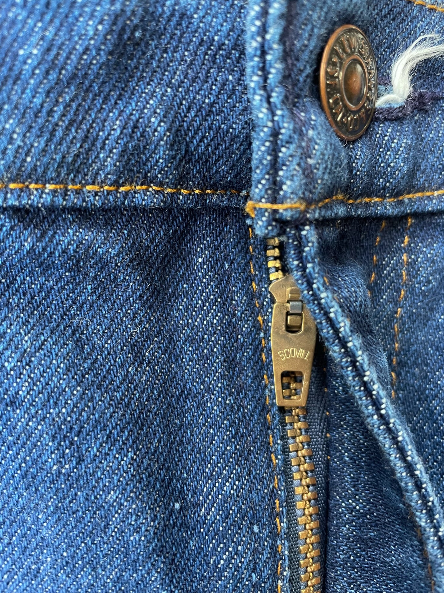 80's Levi's 505 Orange Tab Jeans—[32X30]