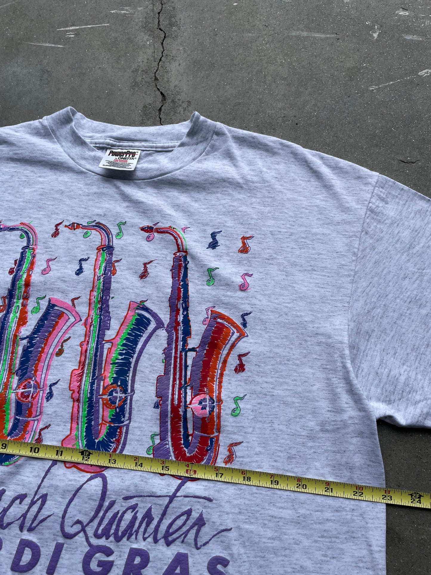 90s French Quarter Mardi Gras T-Shirt—[XL]