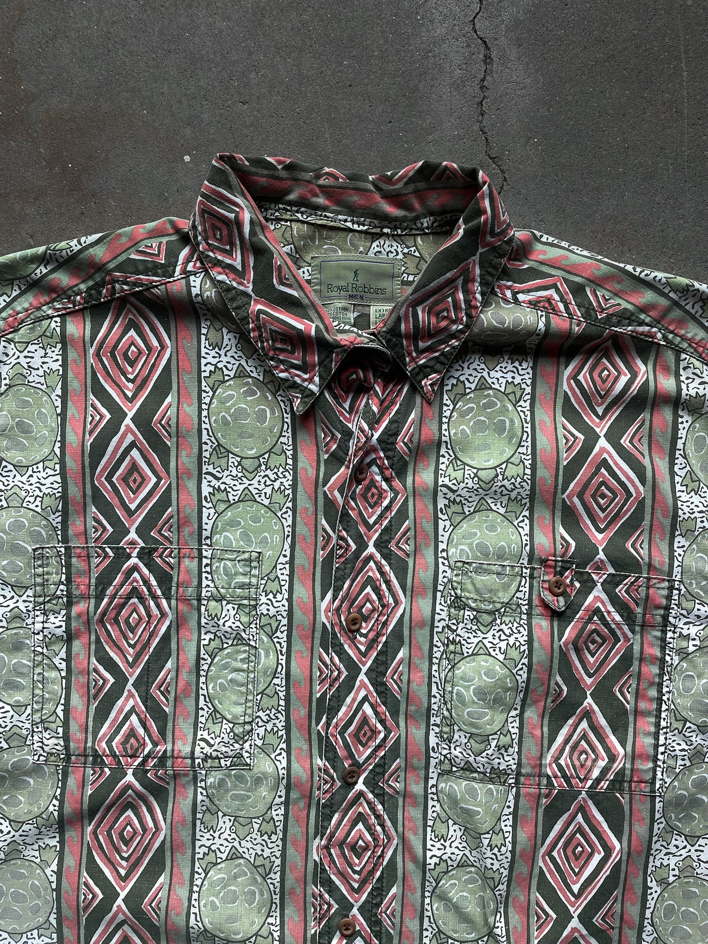 Vintage Royal Robbins Short Sleeve Turtle Shirt —[XL]