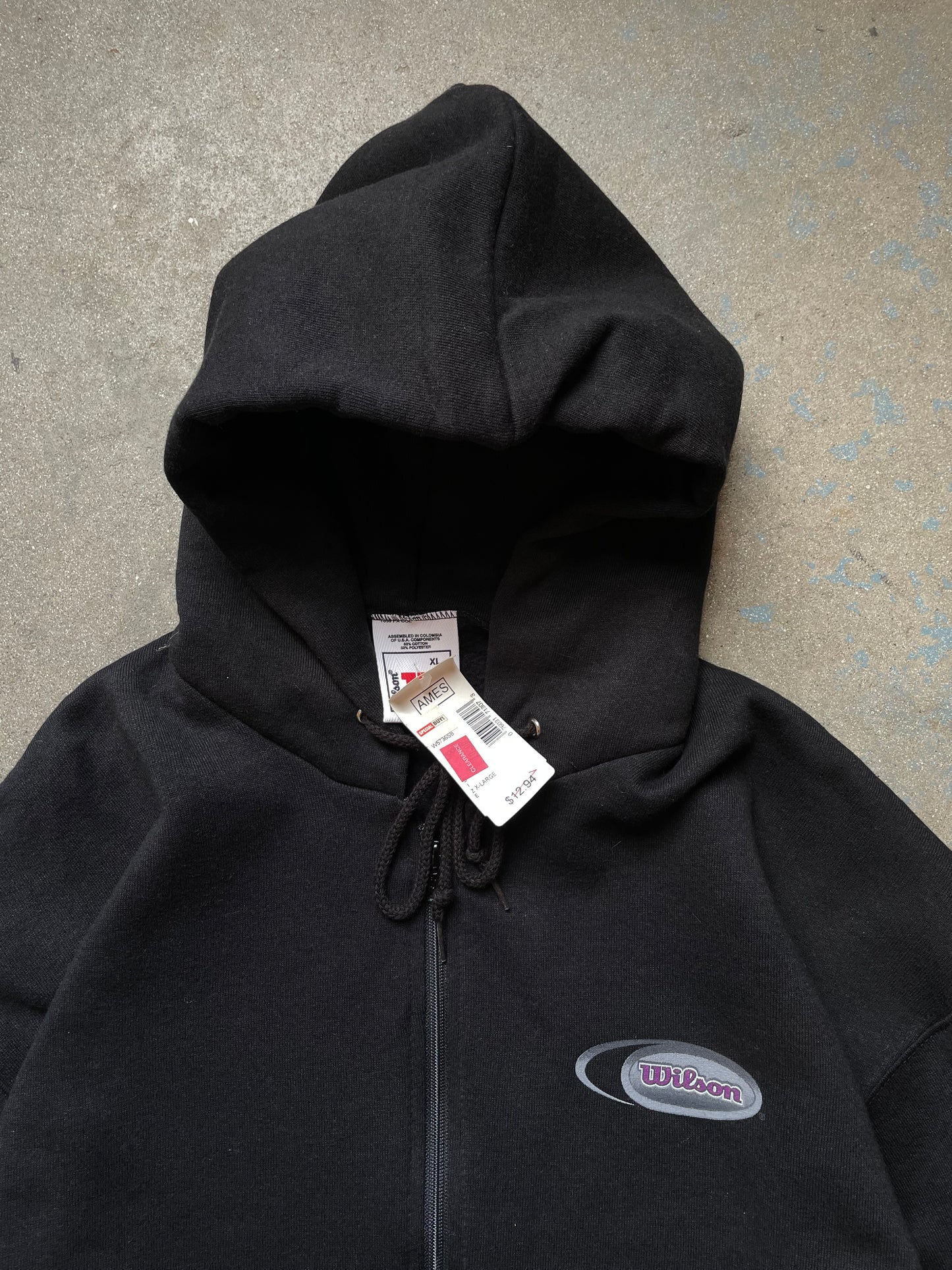 Wilson Deadstock Zip Hoodie—[XL]