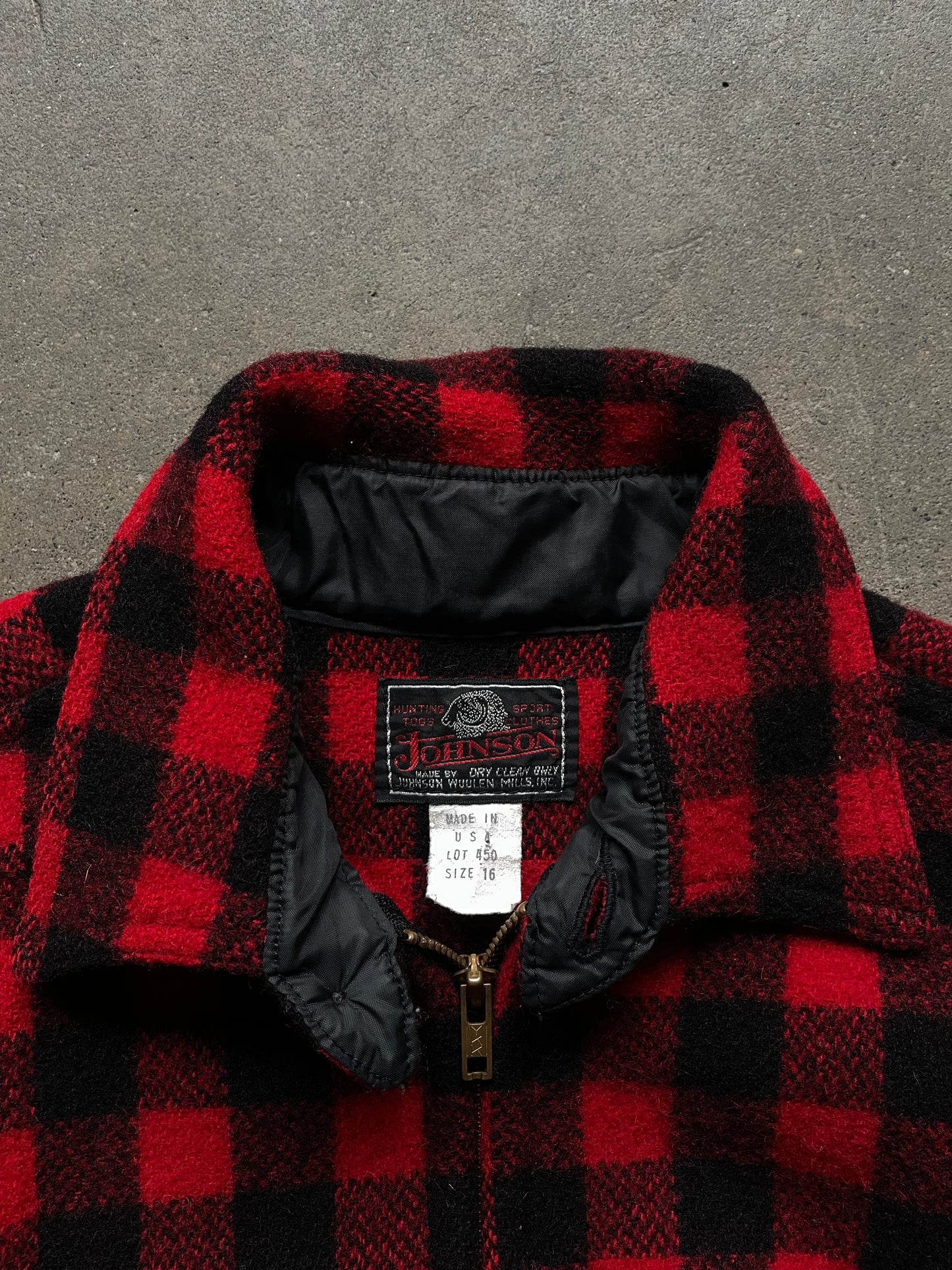 Johnson Woolen Mills Buffalo Plaid Jacket—[M]