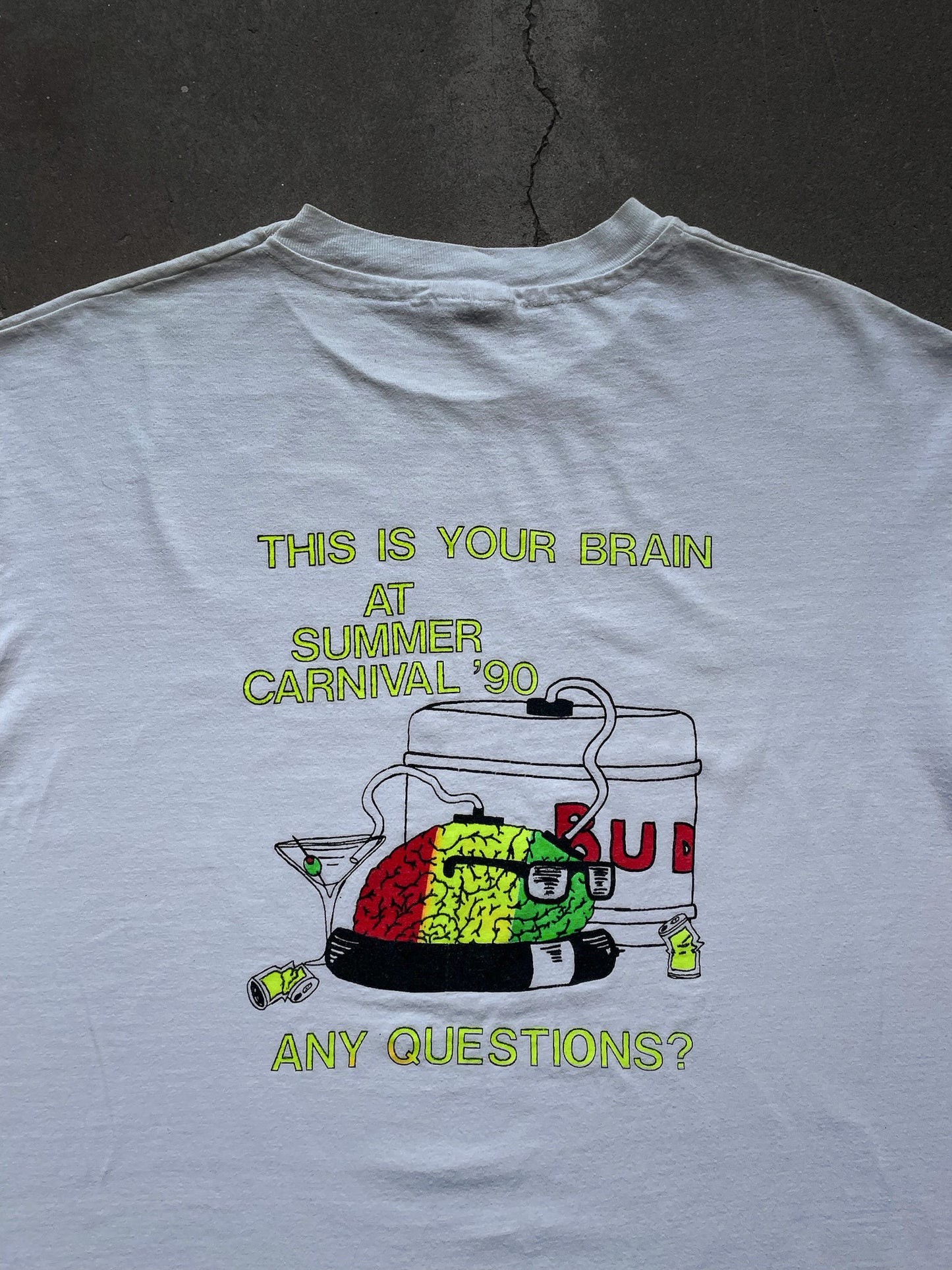 90's This is Your Brain T-Shirt—[XL]