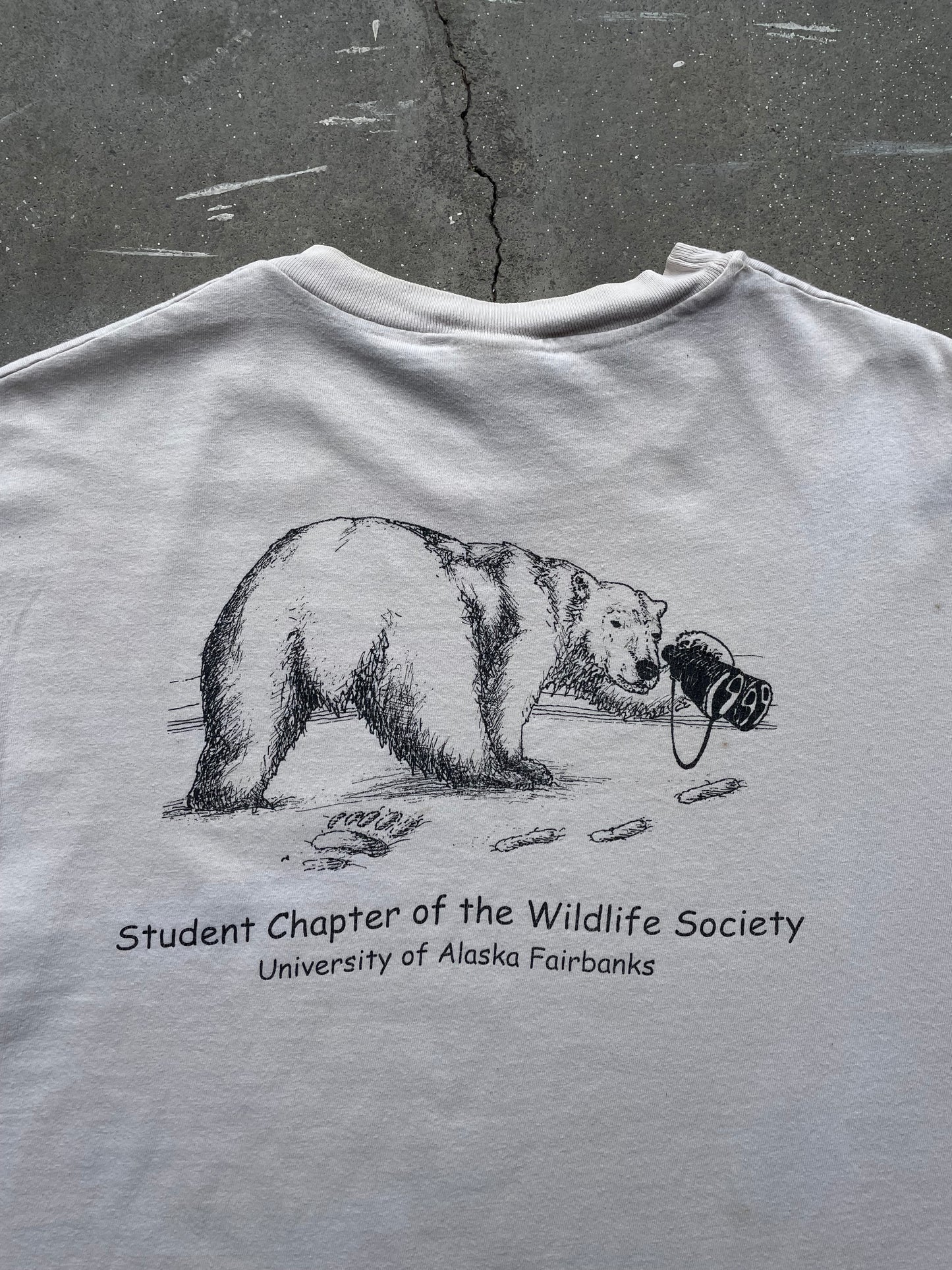 90s University Of Alaska Fairbanks T-Shirt—[L]