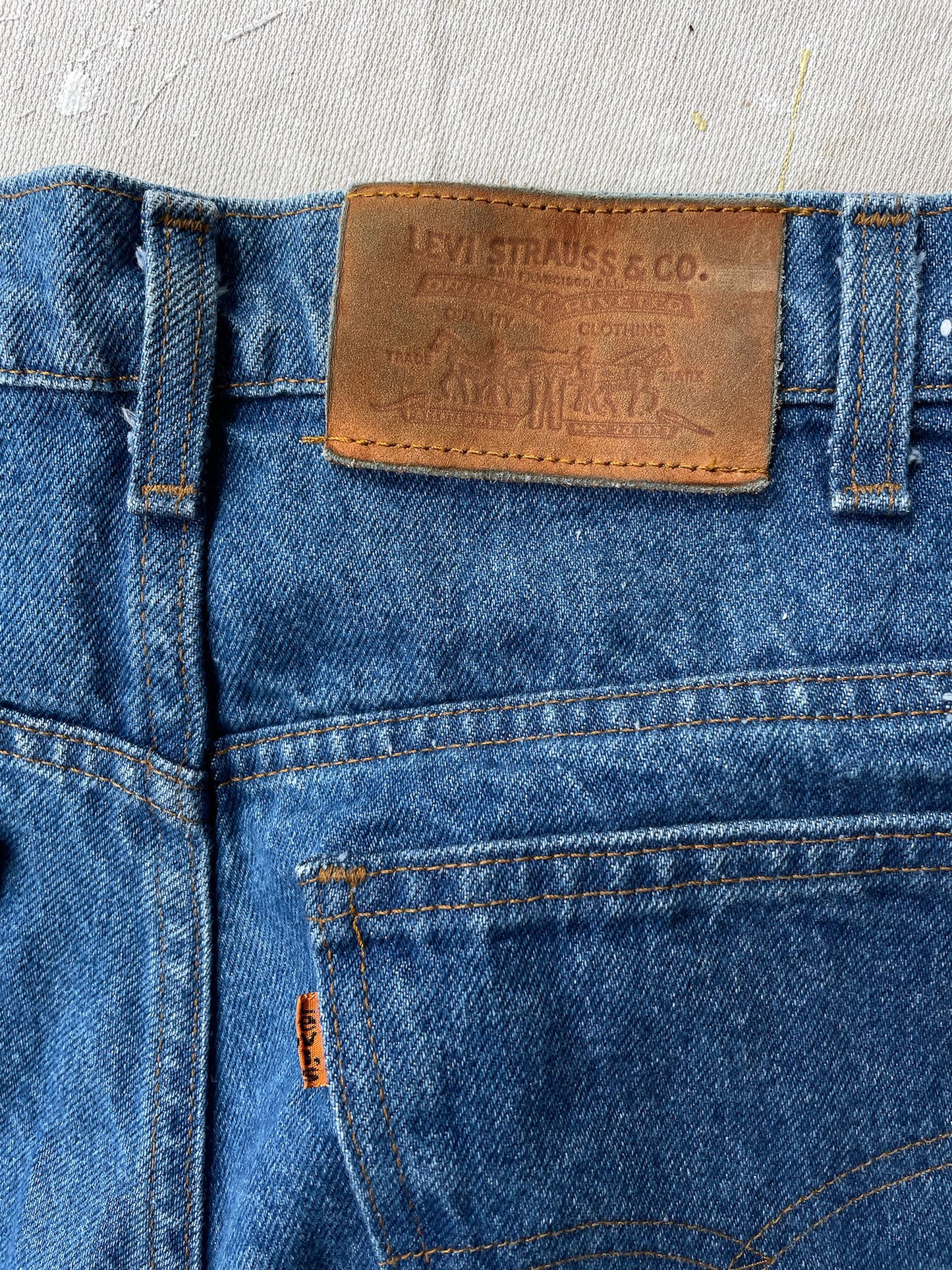 80's Levi's 509 Orange Tab Jeans—[35x31]