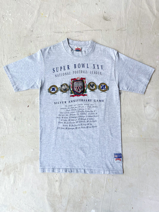 Heavyweight Superbowl XXV T-Shirt—[L]