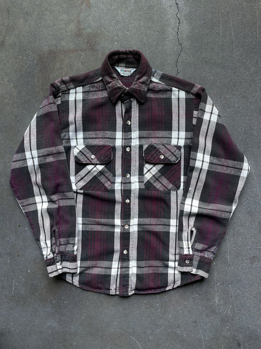 80's Five Brother Plaid Flannel Shirt—[M/L]