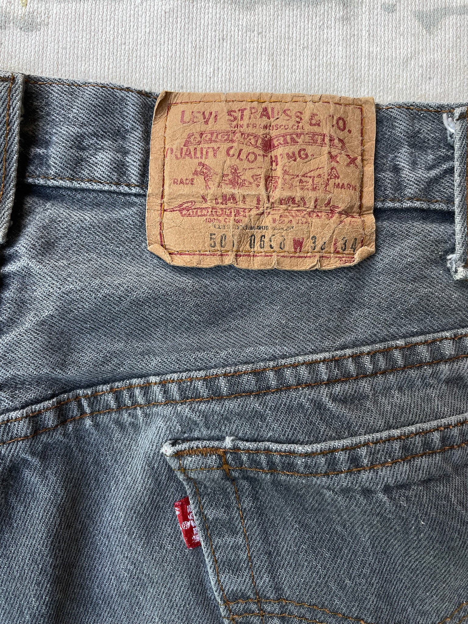 80's Levi's 501 Jeans—[34x33] – mahshu