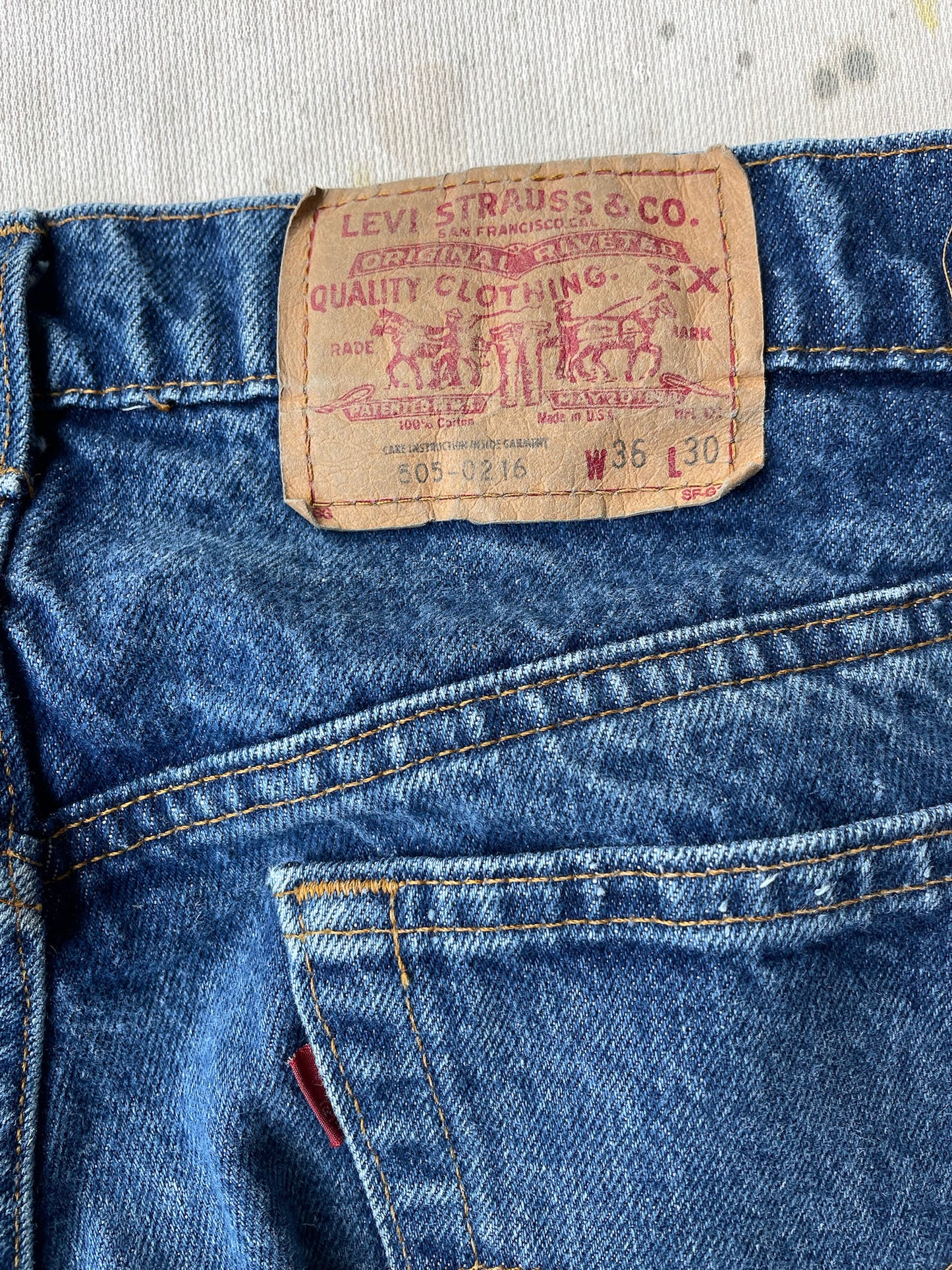 80's Levi's 505 Jeans—[35x25]