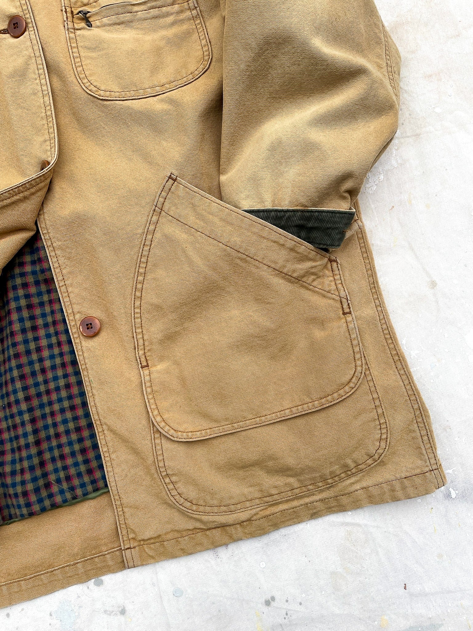 L.L. Bean Flannel Lined Barn Coat—[L] – mahshu