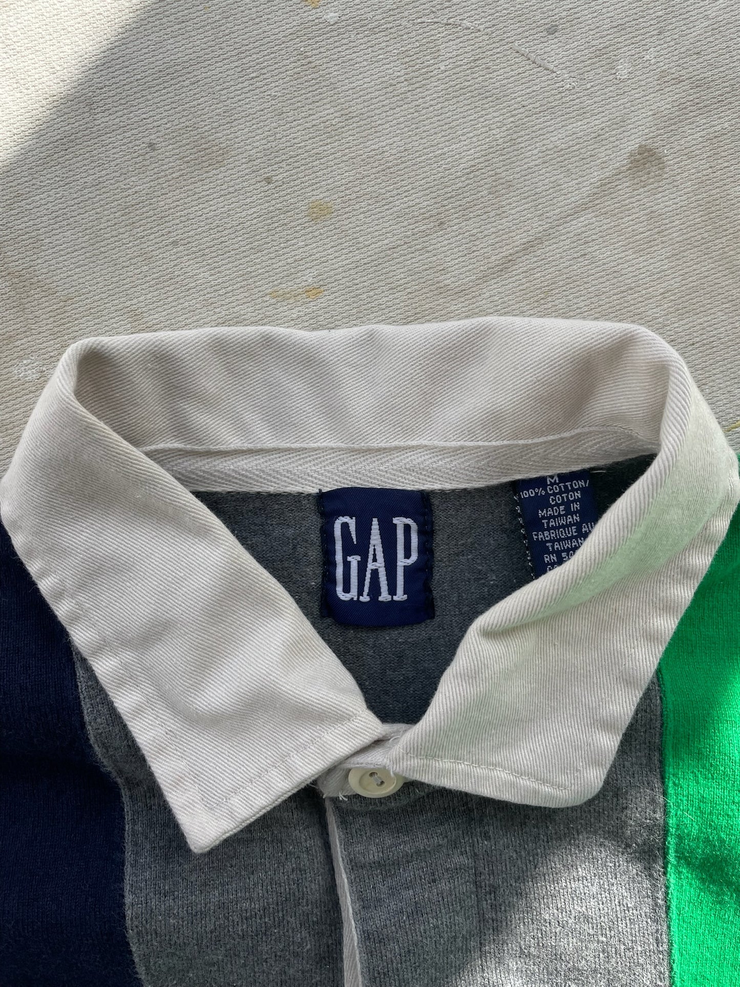 80's GAP Colorblock Rugby—[M]