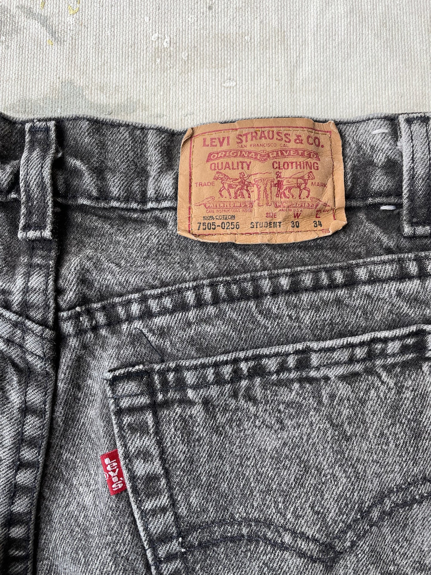 80's Levi's 505 Student Jeans—[28x33]