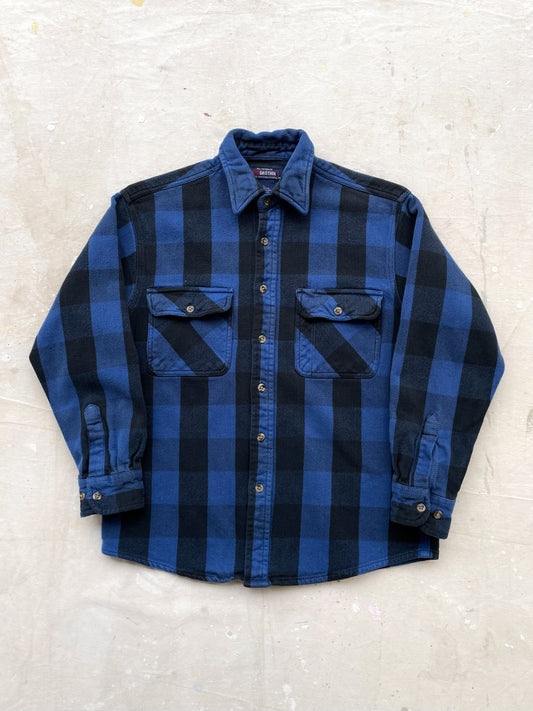 Heavyweight Buffalo Plaid Flannel Shirt—[M/L]