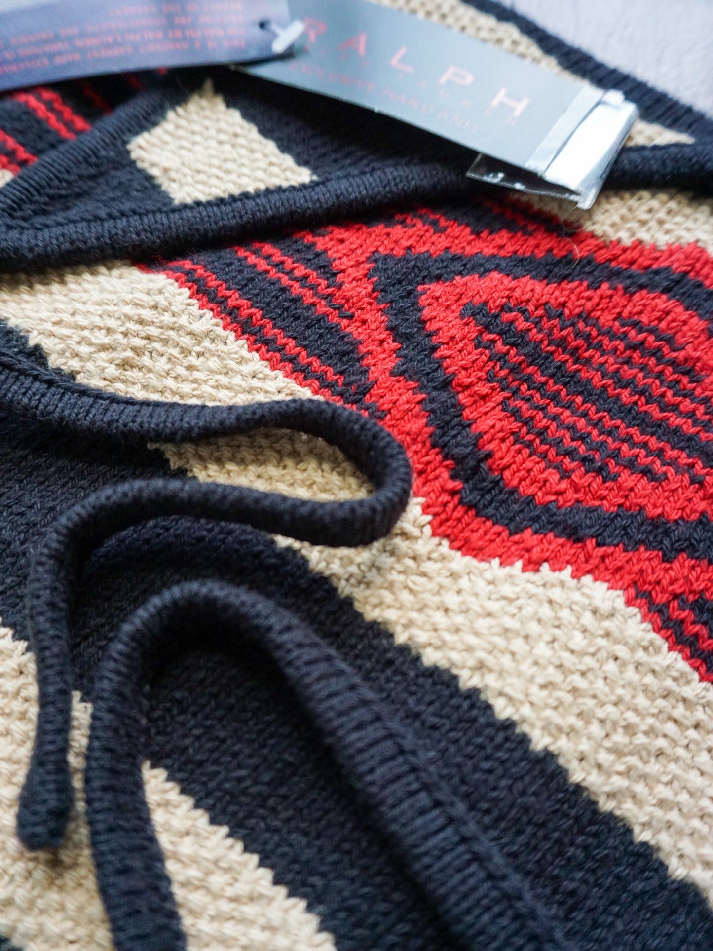 Ralph Lauren Handknit Halter—[L]