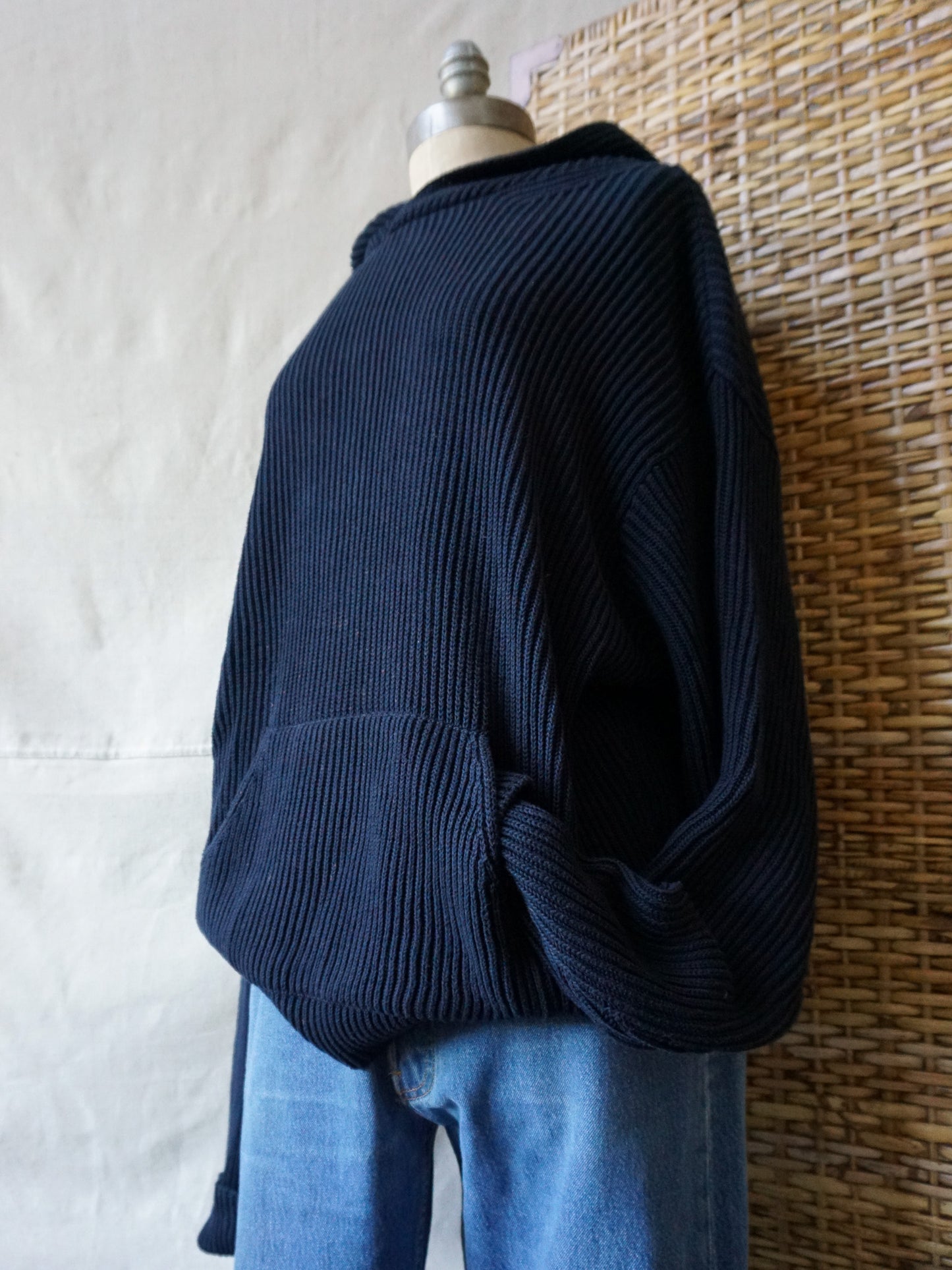 Polo RL Rib Knit Hoodie—[XL]