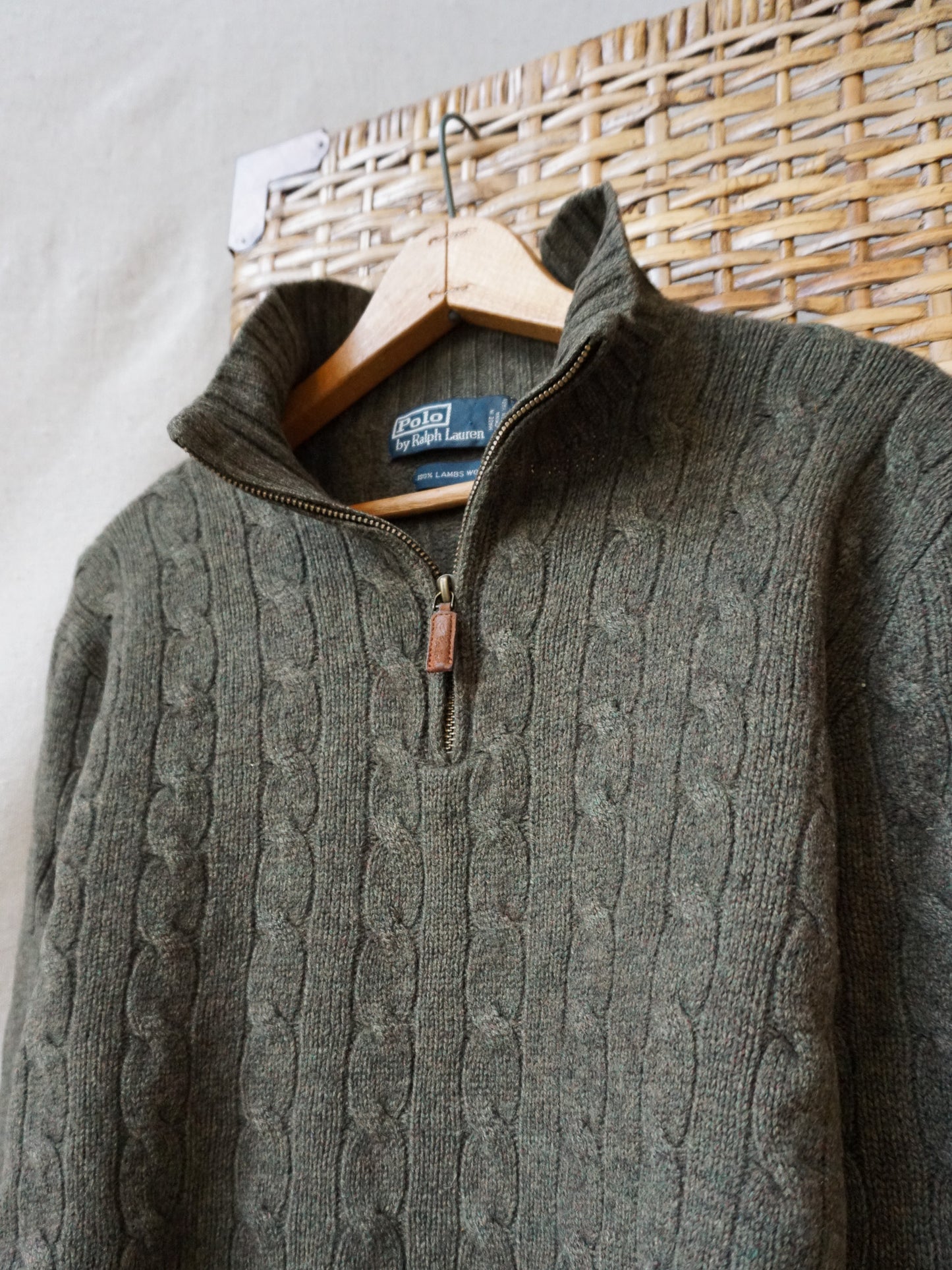 Polo Ralph Lauren Cable Knit Pullover—[L/XL]