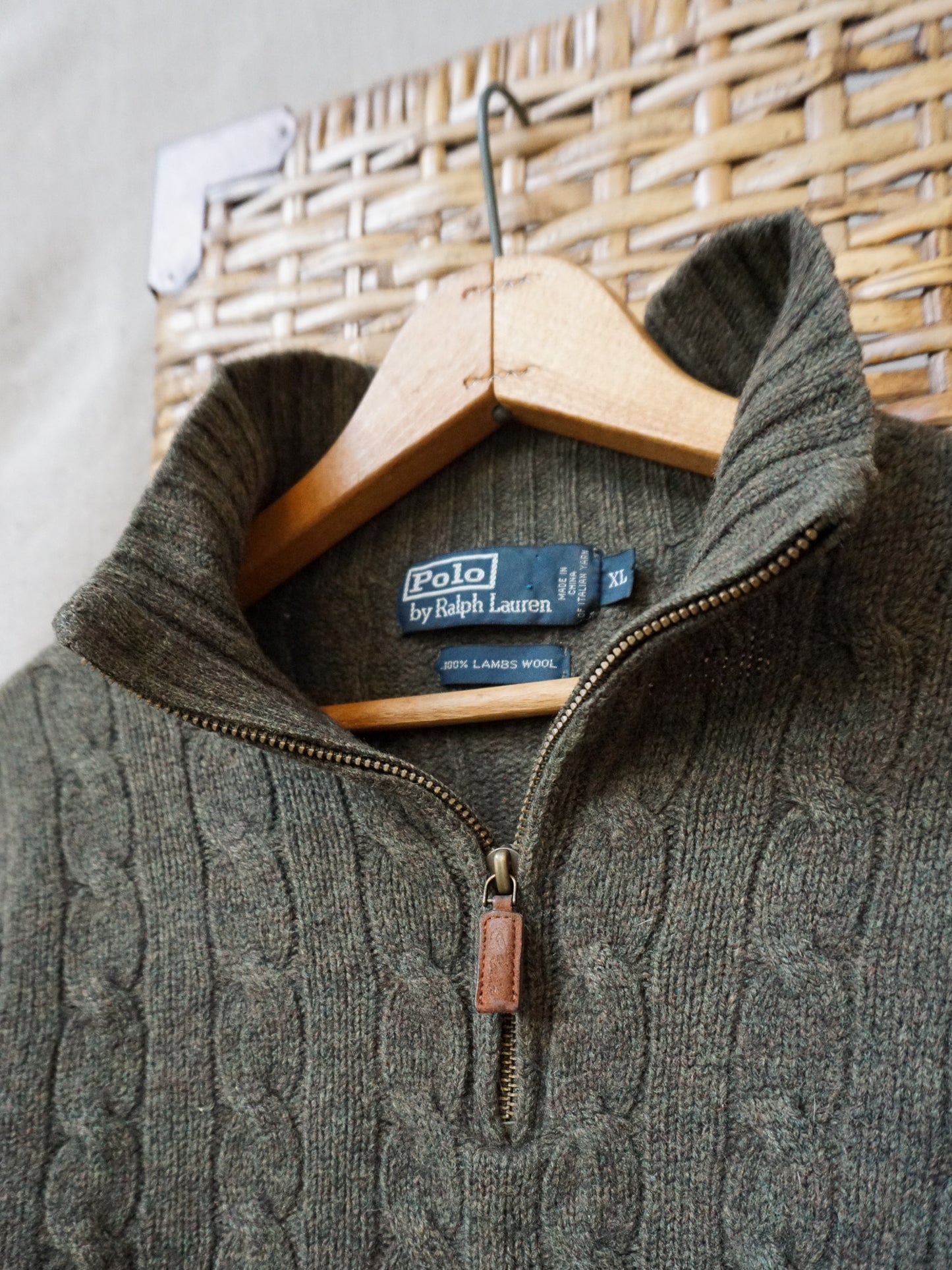 Polo Ralph Lauren Cable Knit Pullover—[L/XL]