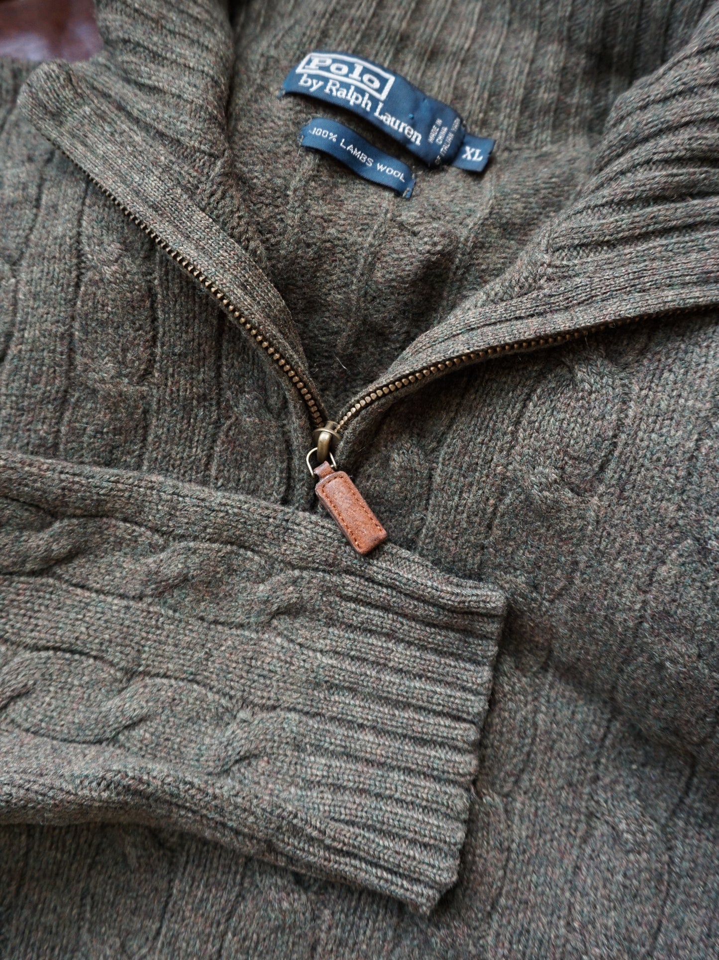 Polo Ralph Lauren Cable Knit Pullover—[L/XL]