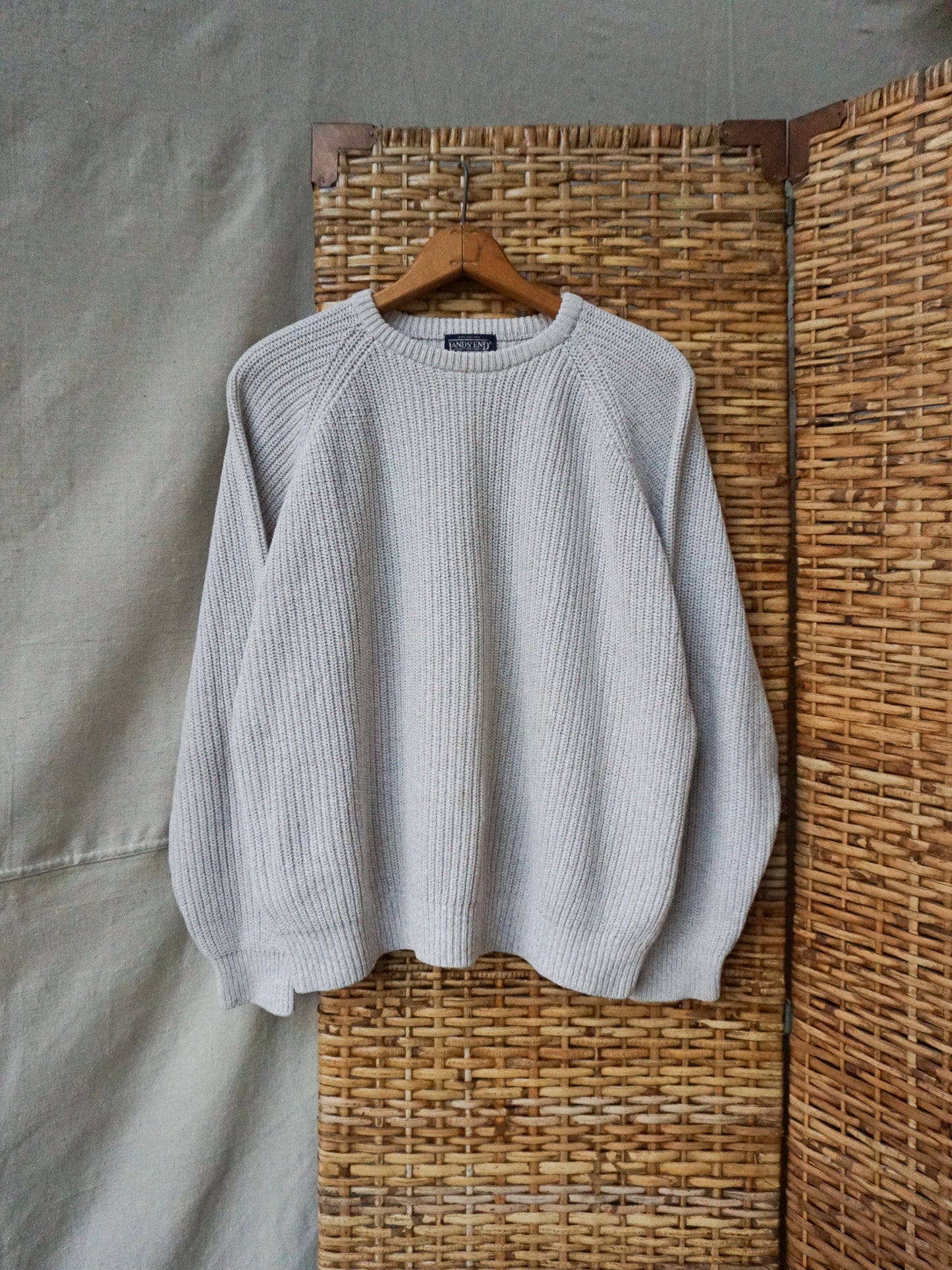 1980's Lands' End Cotton Knit—[L]