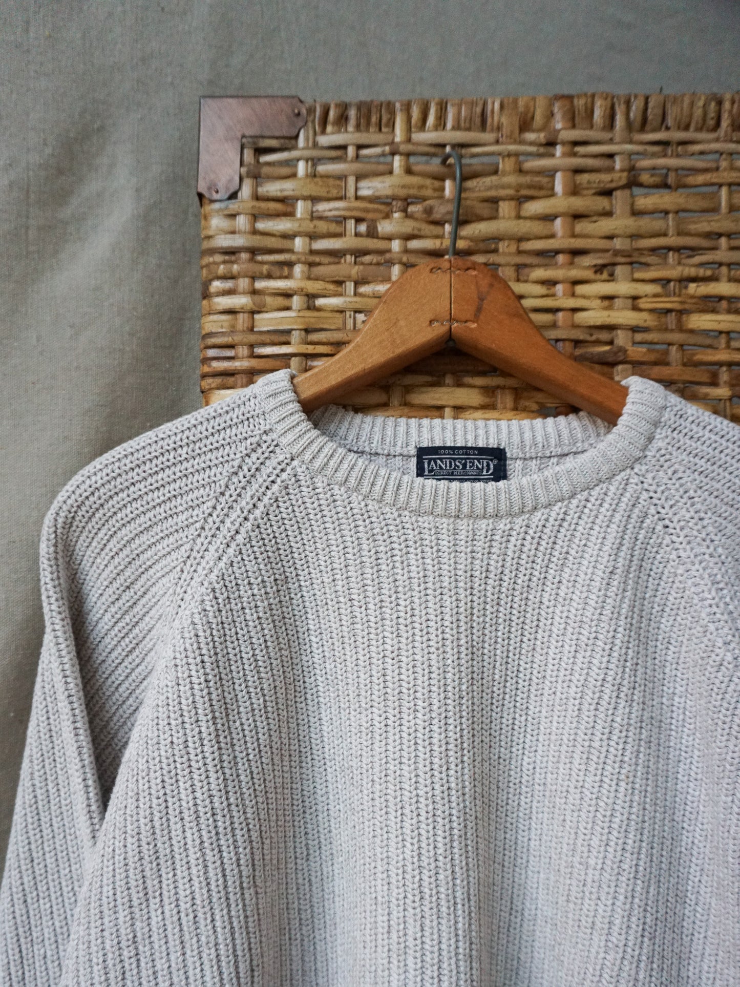 1980's Lands' End Cotton Knit—[L]