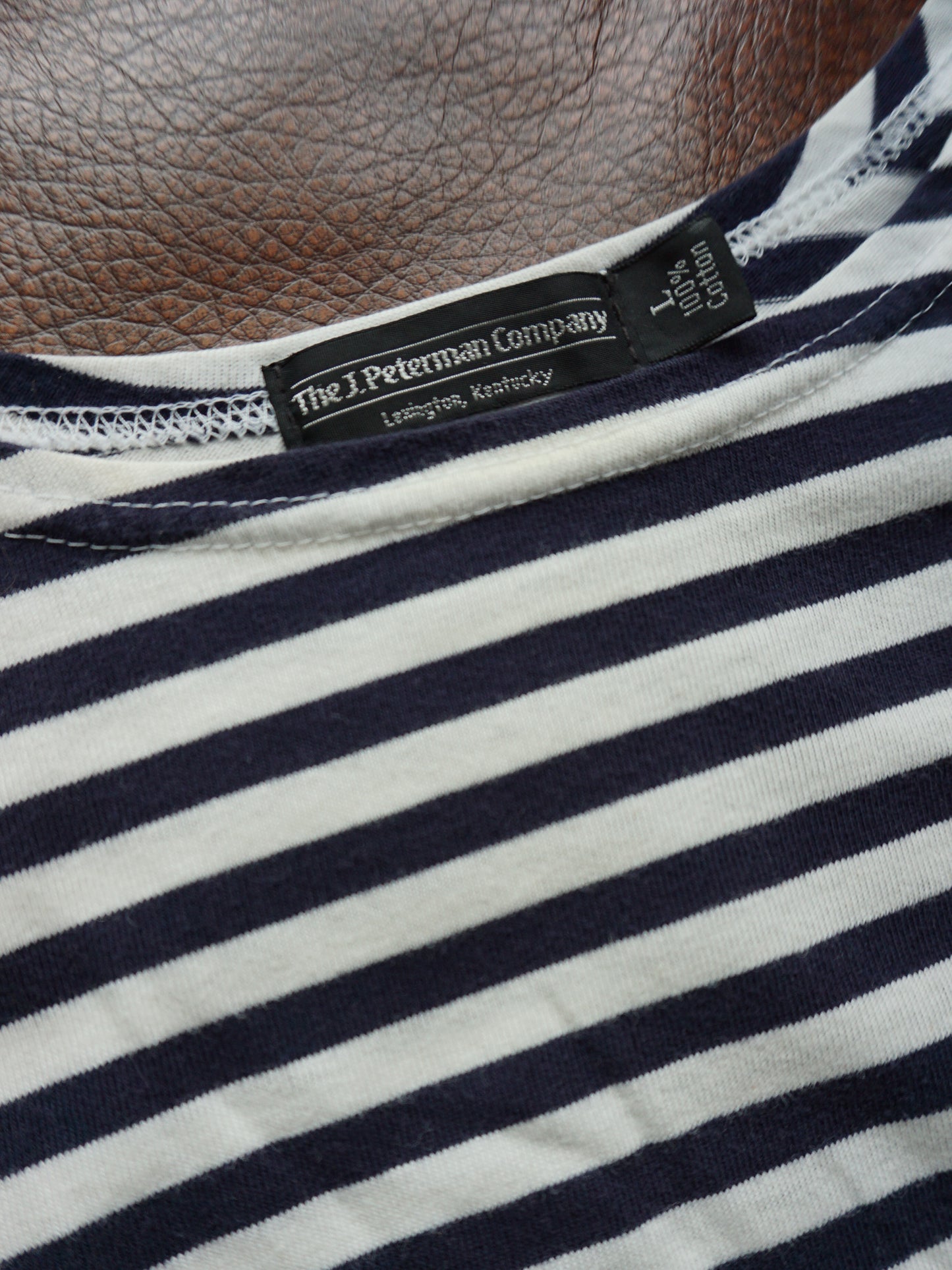 J.Peterman Striped Long Sleeve—[L]