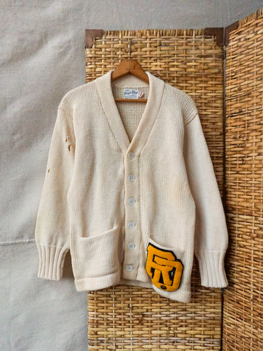 Bradford MFG Varsity Shaker Cardigan—[S/M]