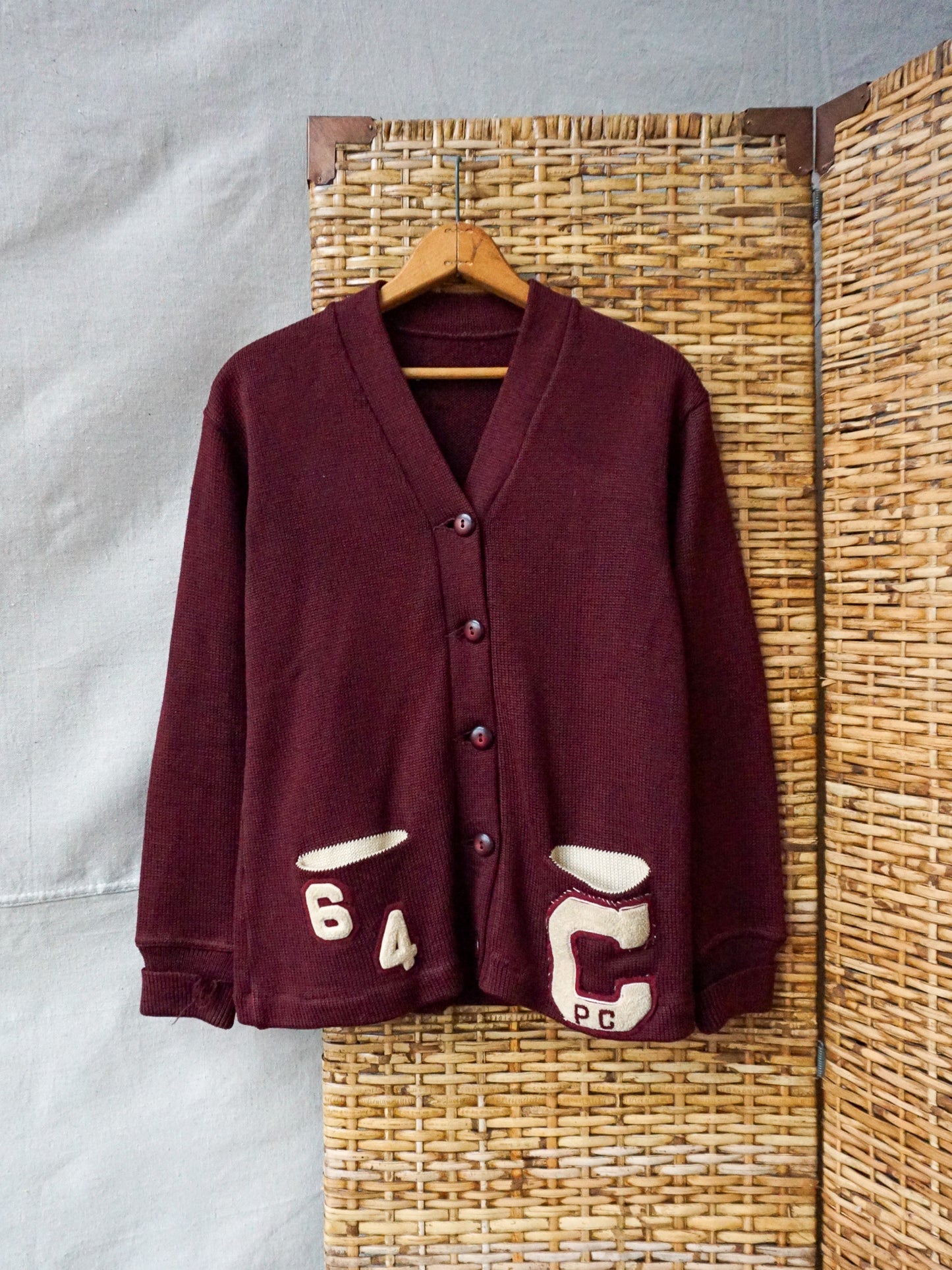 1964 Vikings Shaker Cardigan—[S]