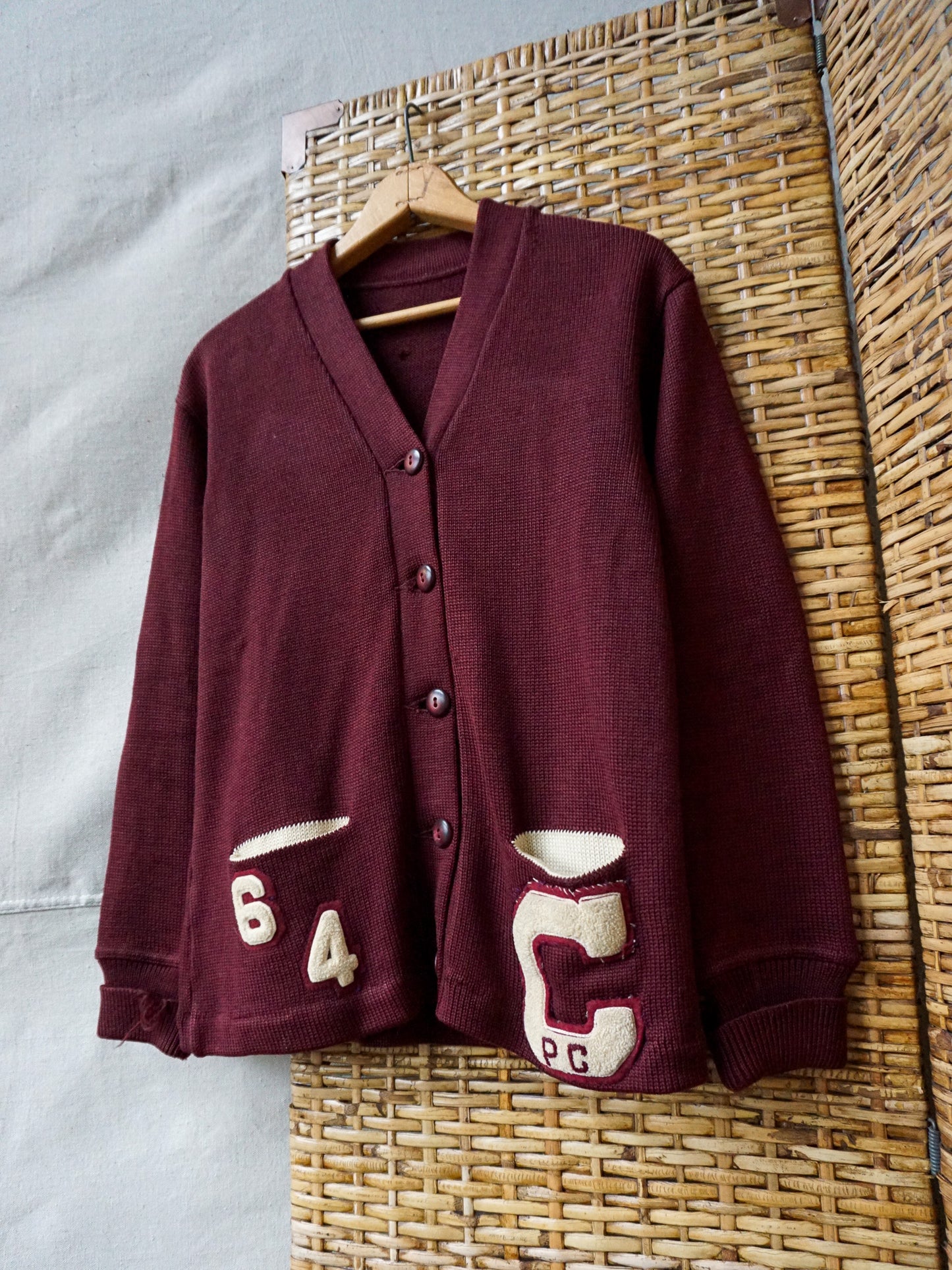 1964 Vikings Shaker Cardigan—[S]
