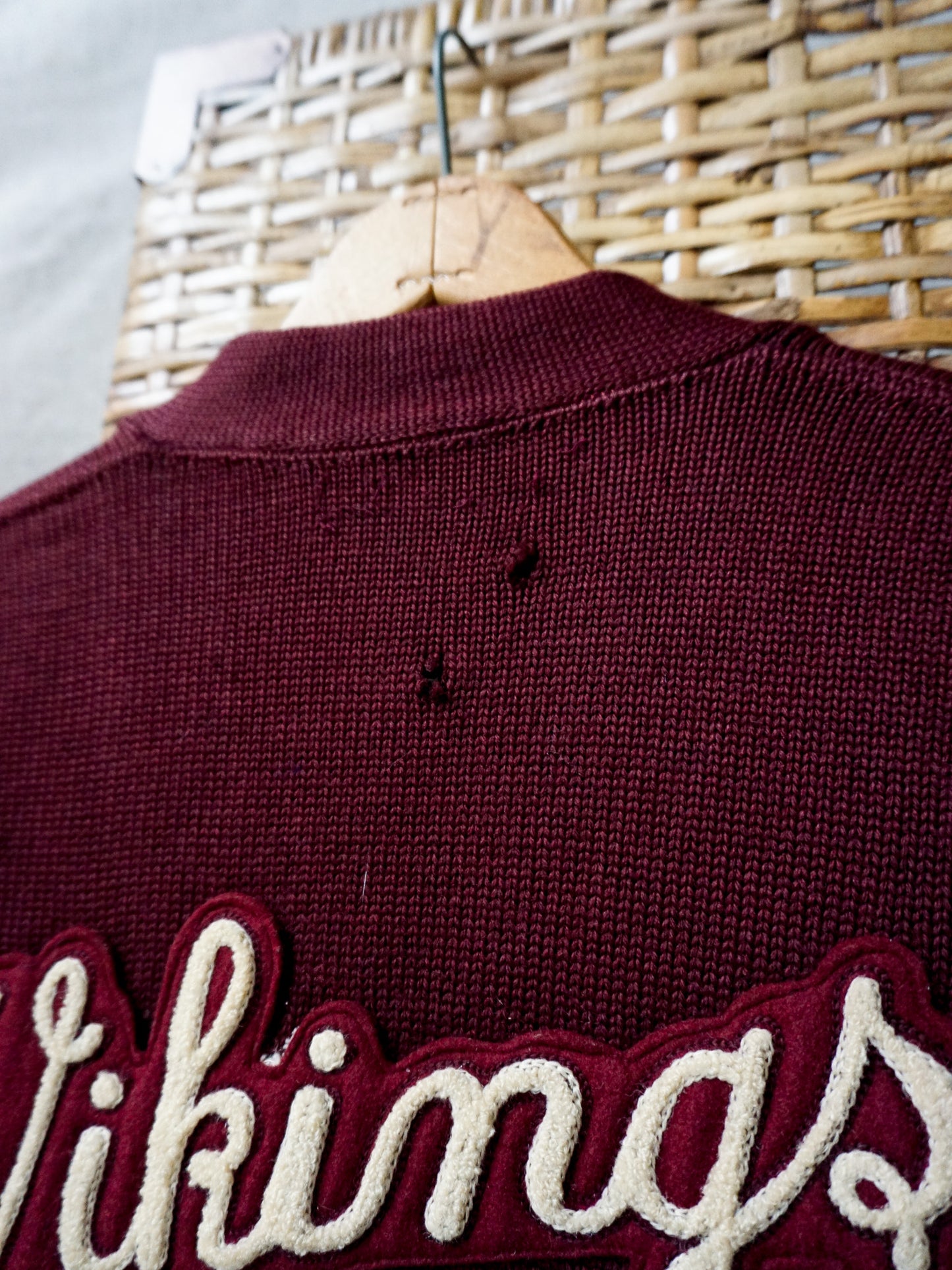 1964 Vikings Shaker Cardigan—[S]
