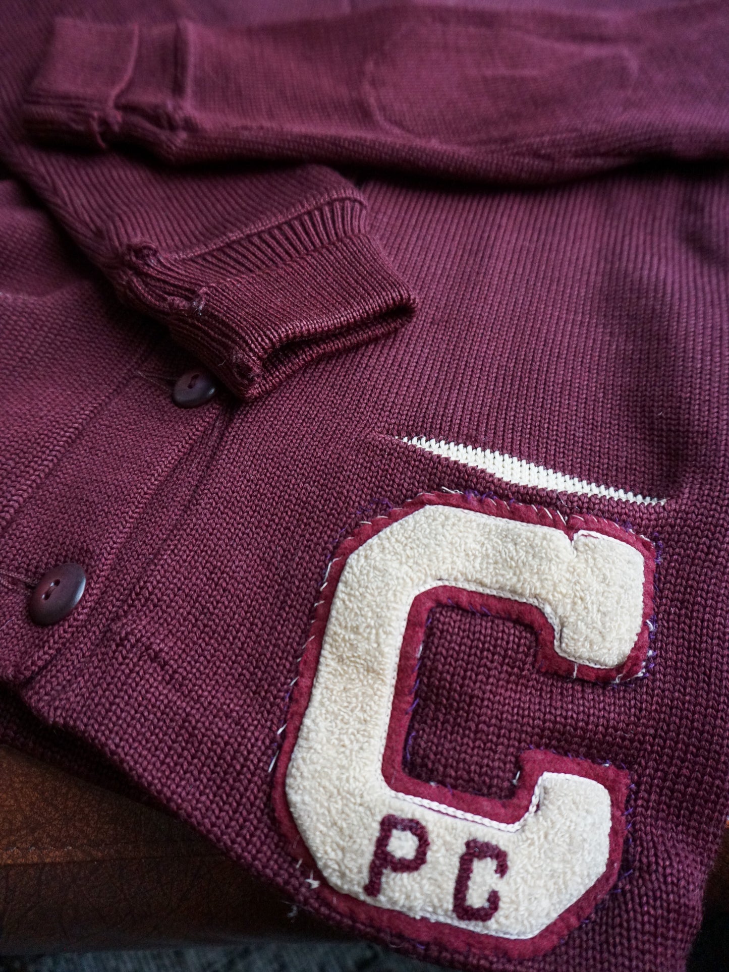 1964 Vikings Shaker Cardigan—[S]