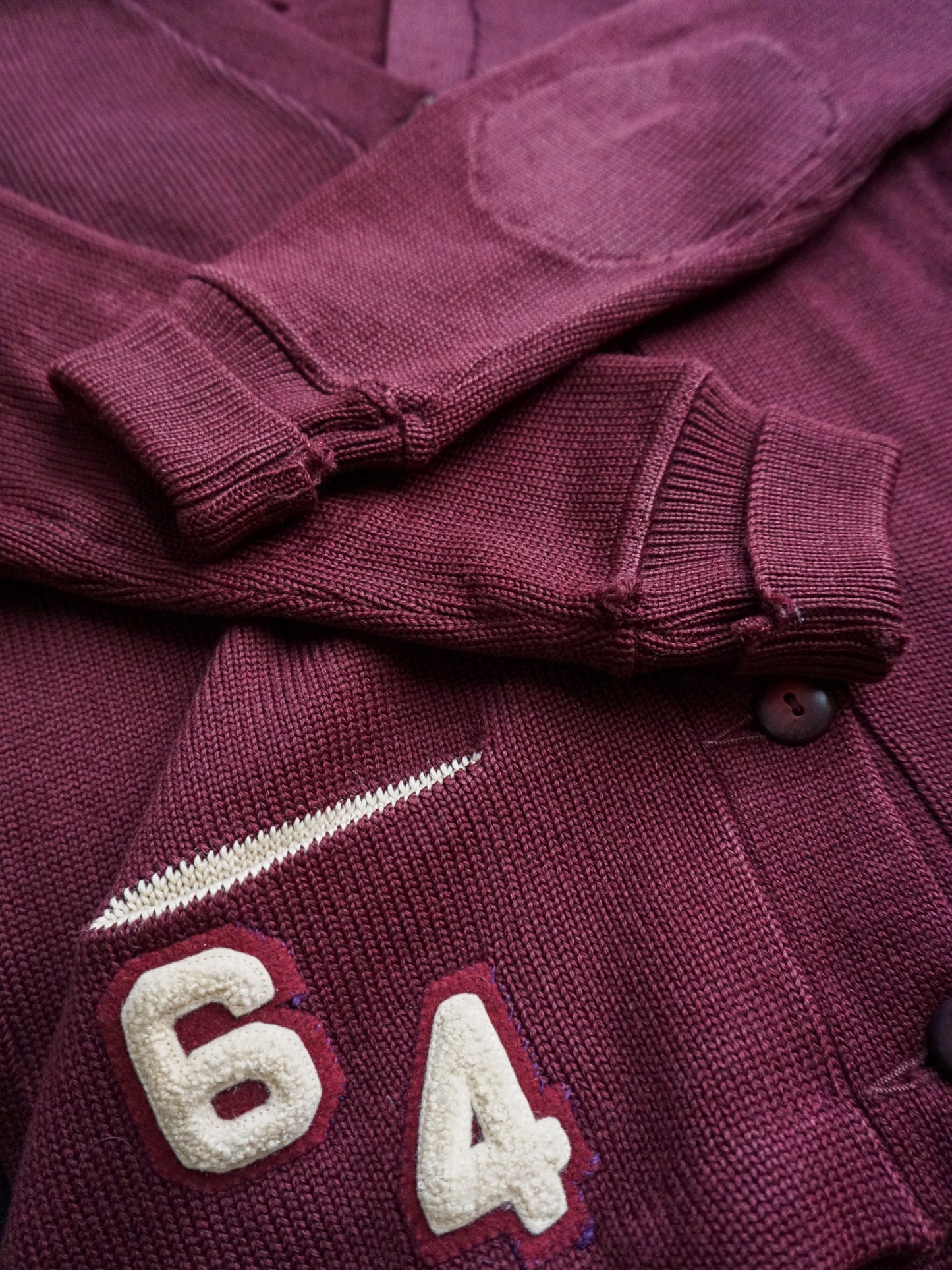 1964 Vikings Shaker Cardigan—[S]