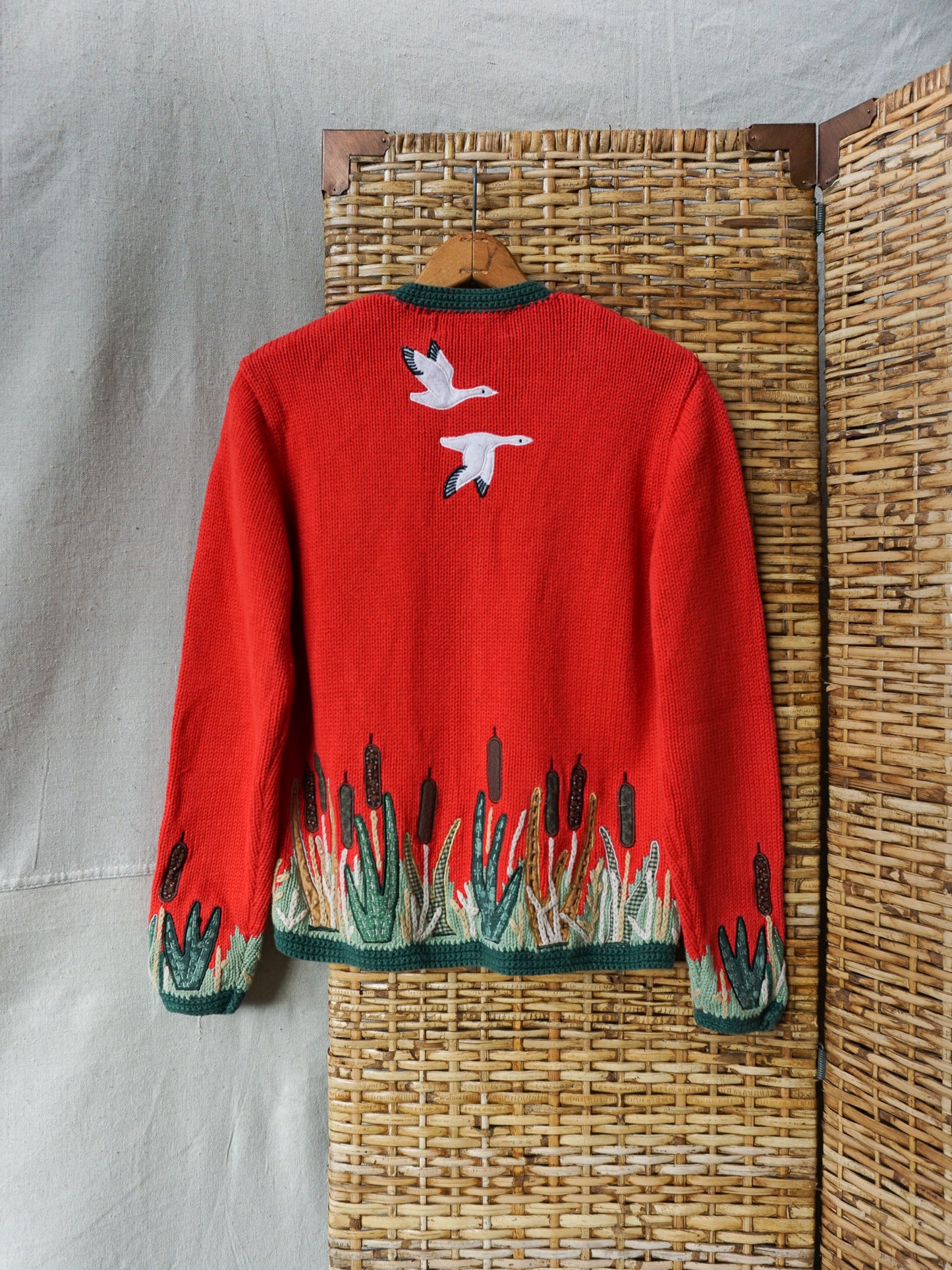 Orvis Embroidered Cardigan—[S]