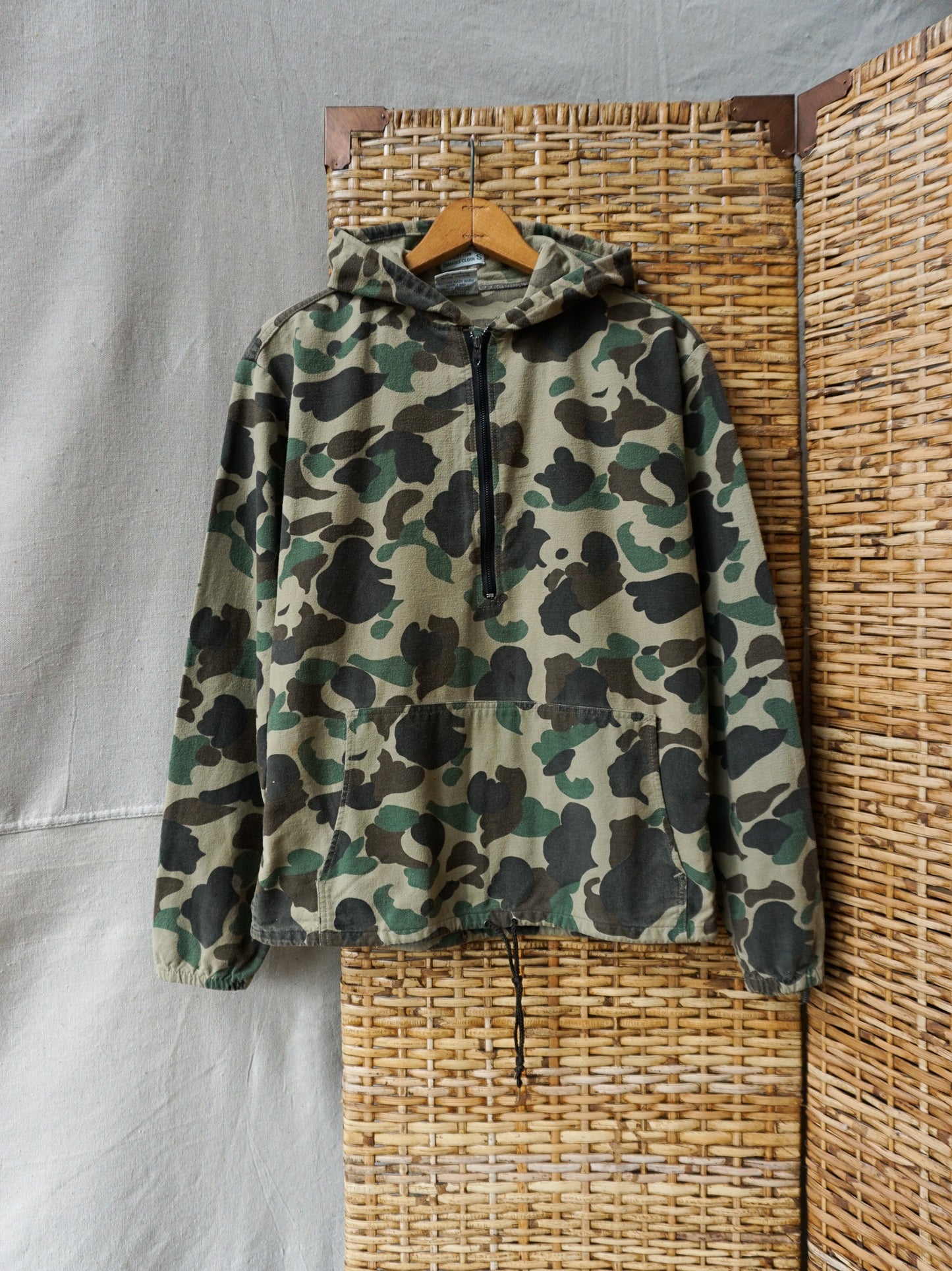 Prentiss Camo Hooded Chamois Anorak—[M]