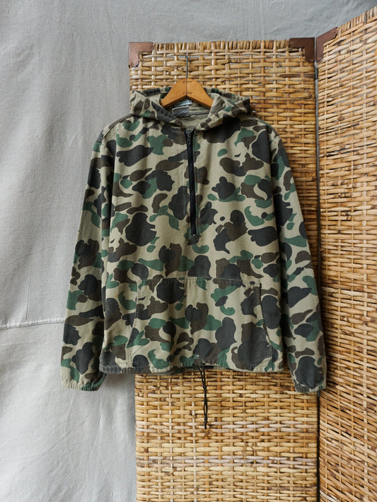 Prentiss Camo Hooded Chamois Anorak—[M]