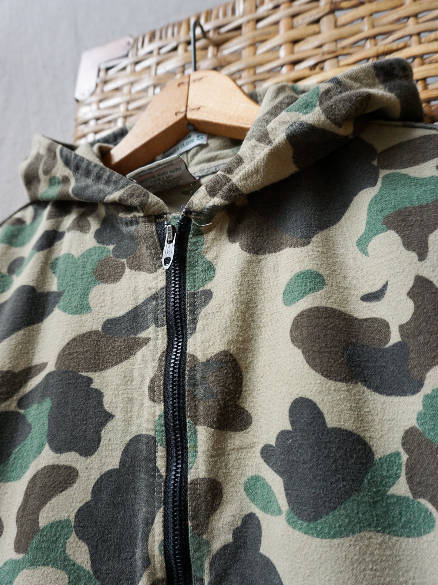 Prentiss Camo Hooded Chamois Anorak—[M]