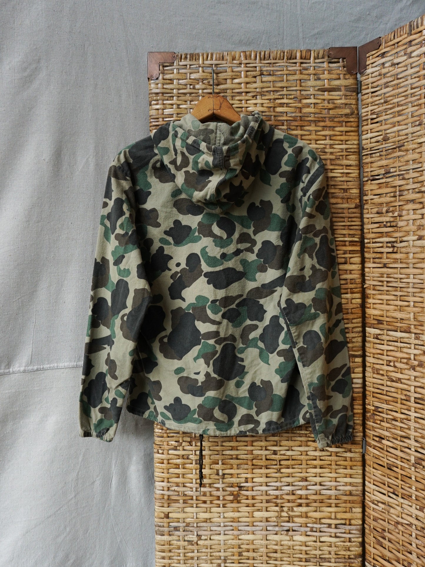 Prentiss Camo Hooded Chamois Anorak—[M]