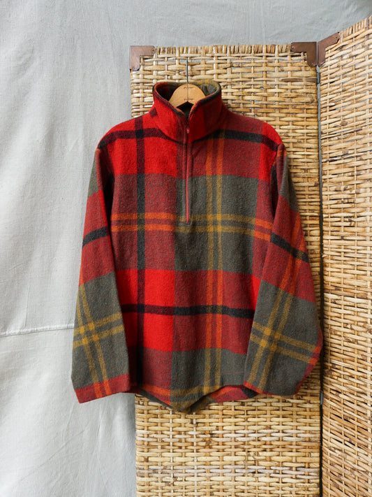 1950's Wool Plaid Pullover—[L]