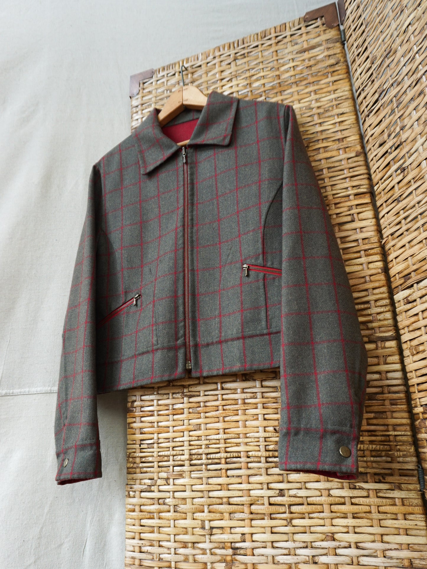 Carlisle Windowpane Jacket—[S/M]