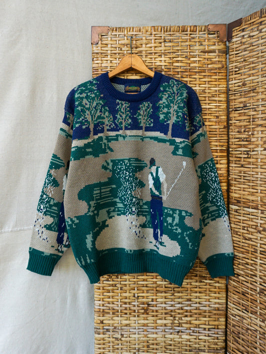 Crewneck Golf Knit—[M]