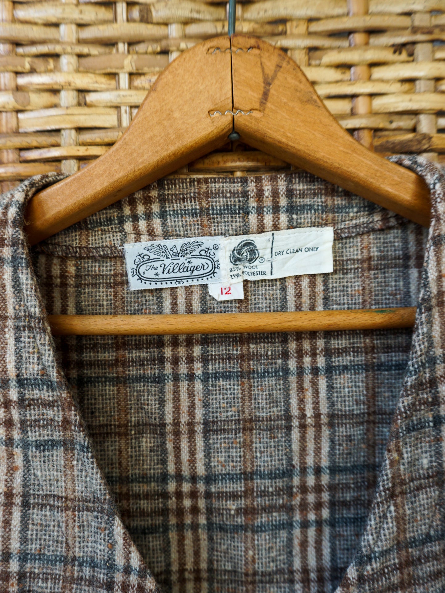 The Villager Plaid Vest—[S/M]