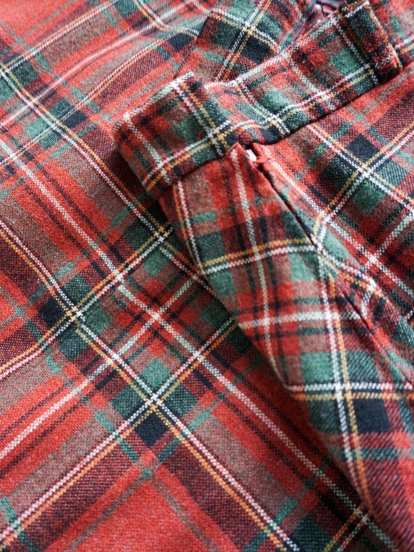 1970's Tartan A-Line Skirt—[]