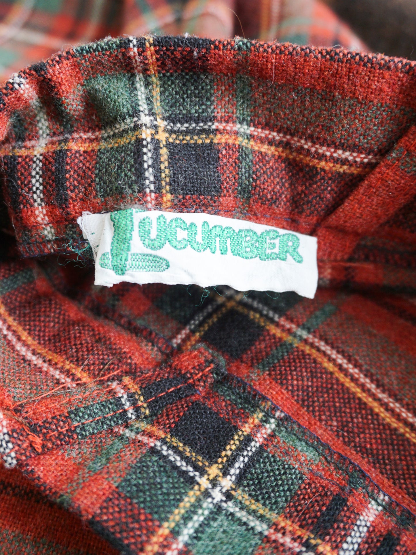 1970's Tartan A-Line Skirt—[]
