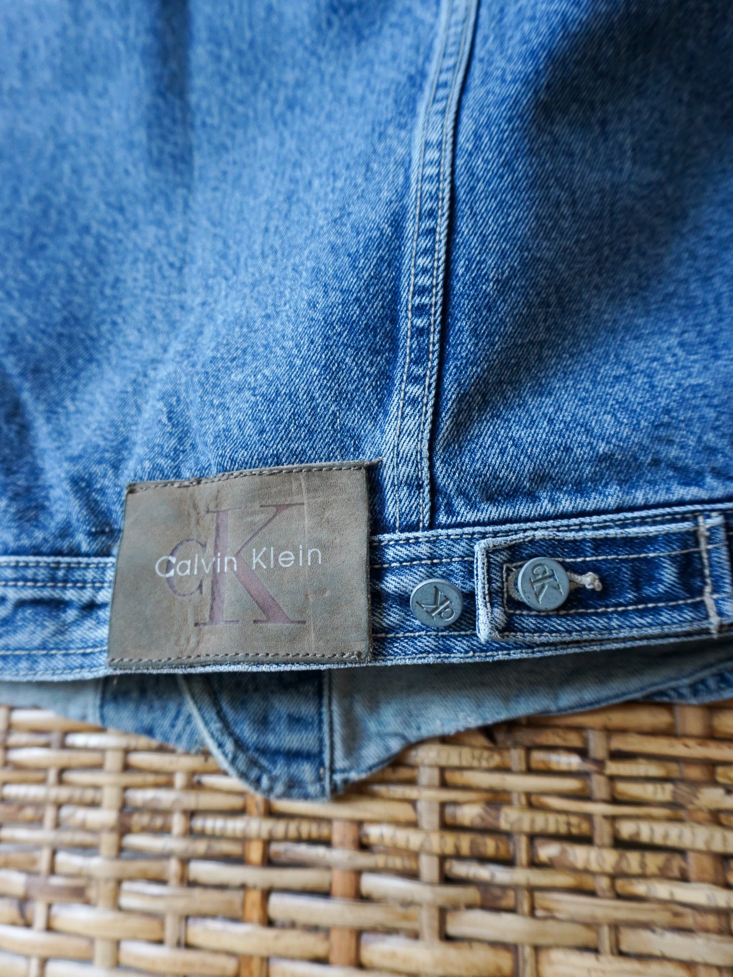 Calvin Klein Denim Vest—[M/L]