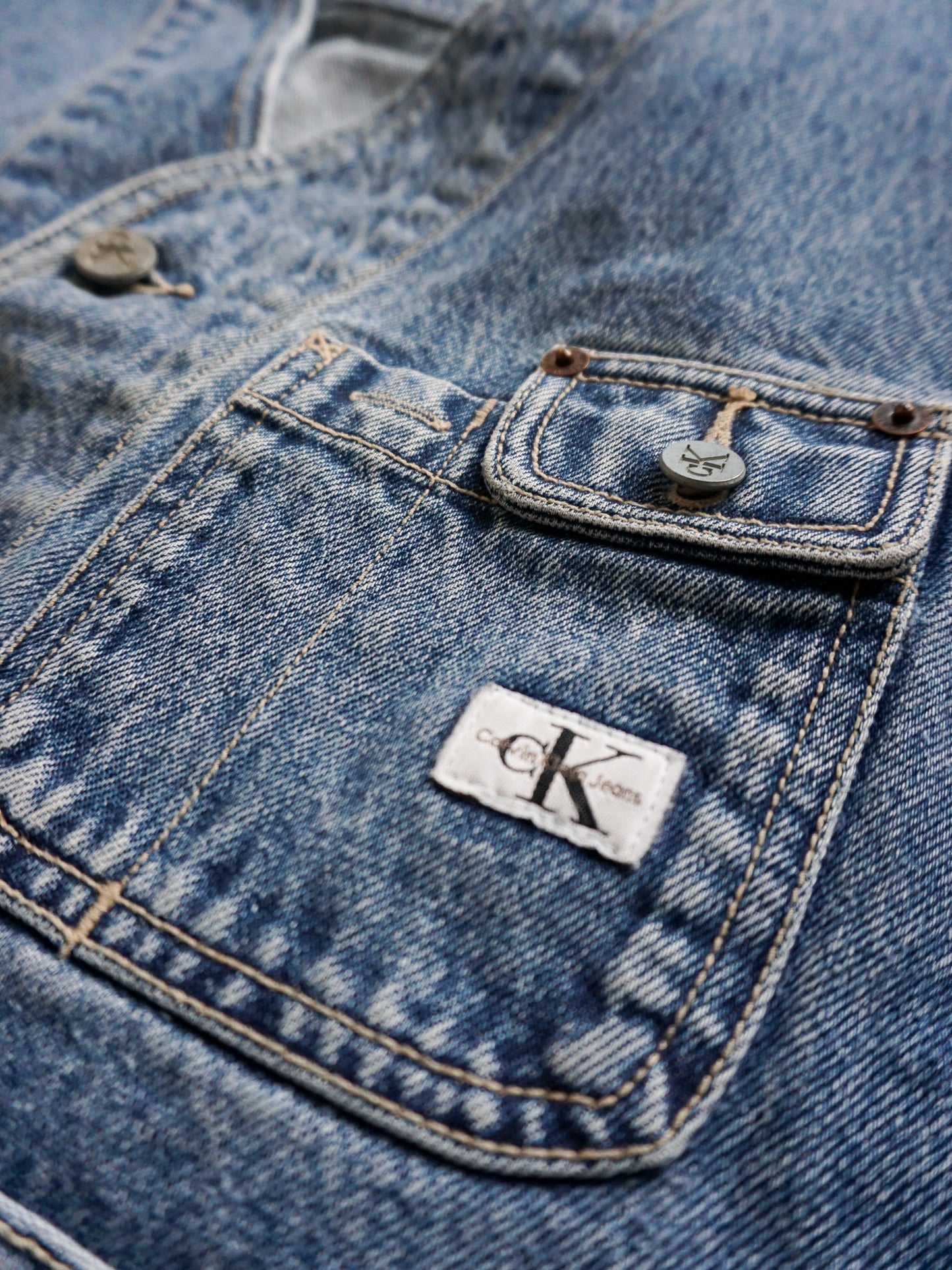 Calvin Klein Denim Vest—[M/L]