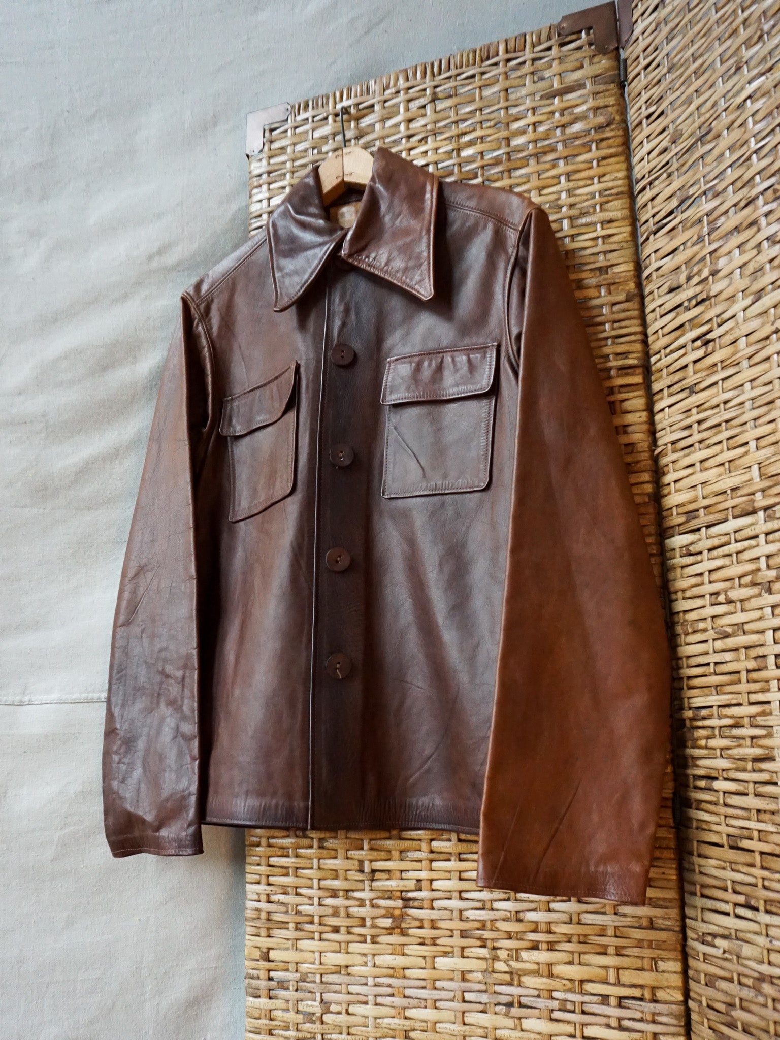 Walter Dyer Leather Jacket—[M/L] – mahshu