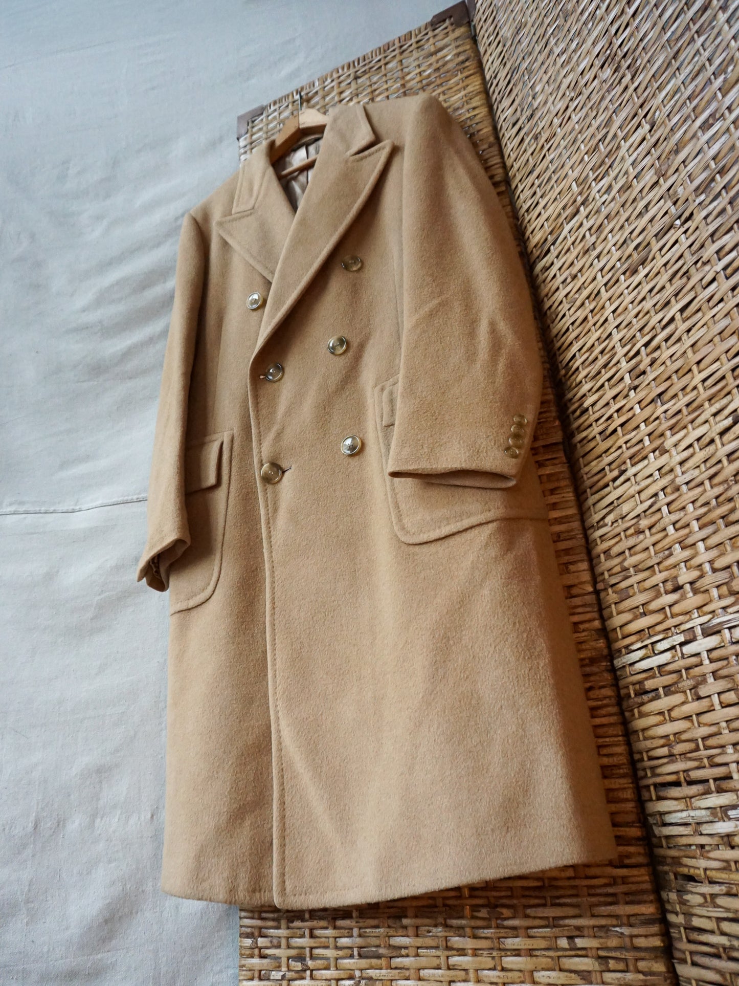 Saks Fifth Ave Wool Overcoat—[L]
