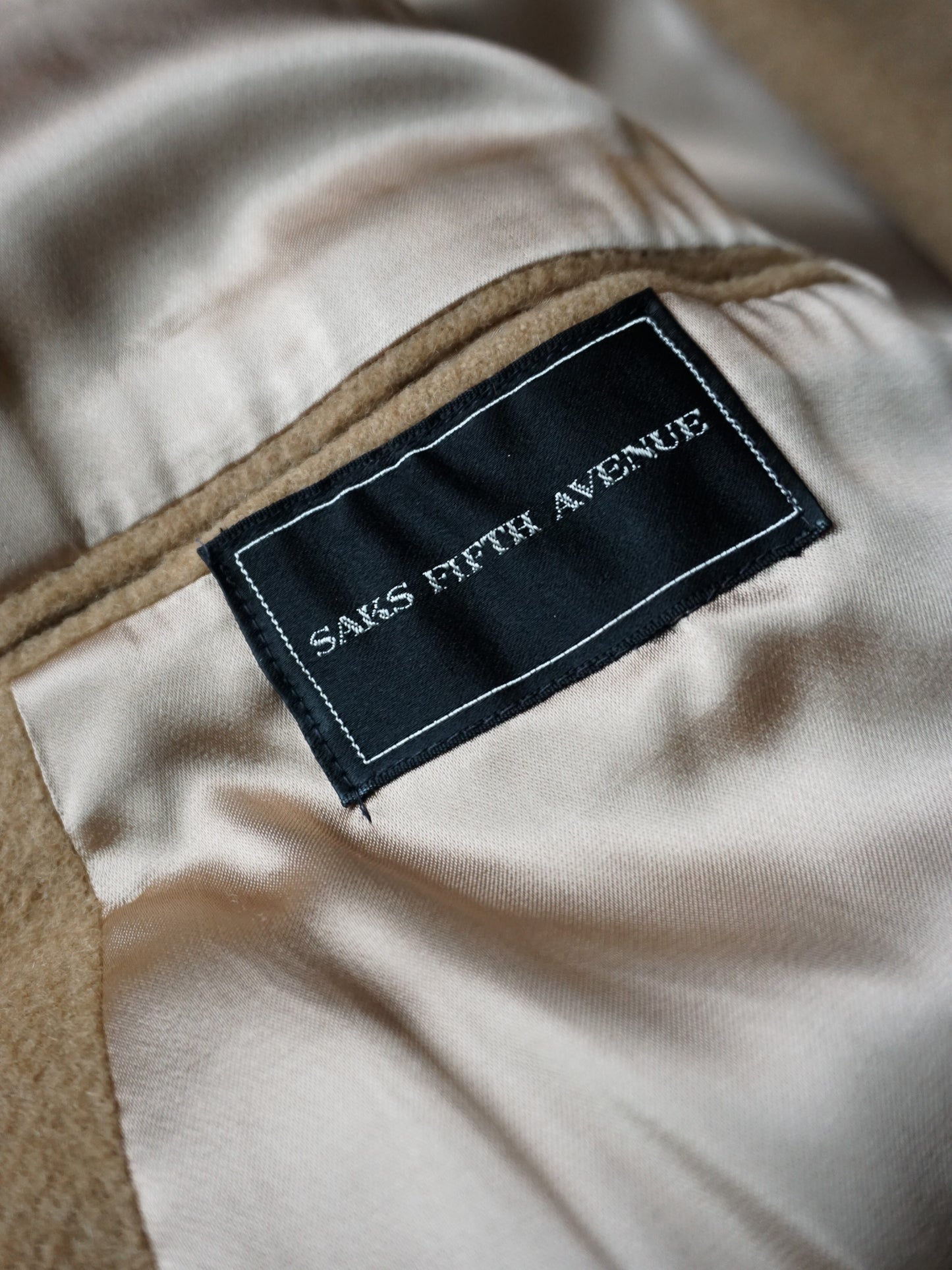 Saks Fifth Ave Wool Overcoat—[L]