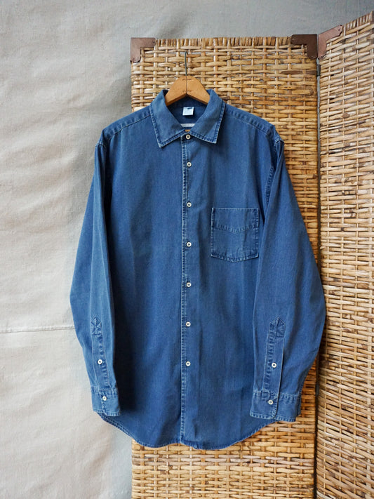 Moreno Martini da Firenze Chambray Shirt—[XL]