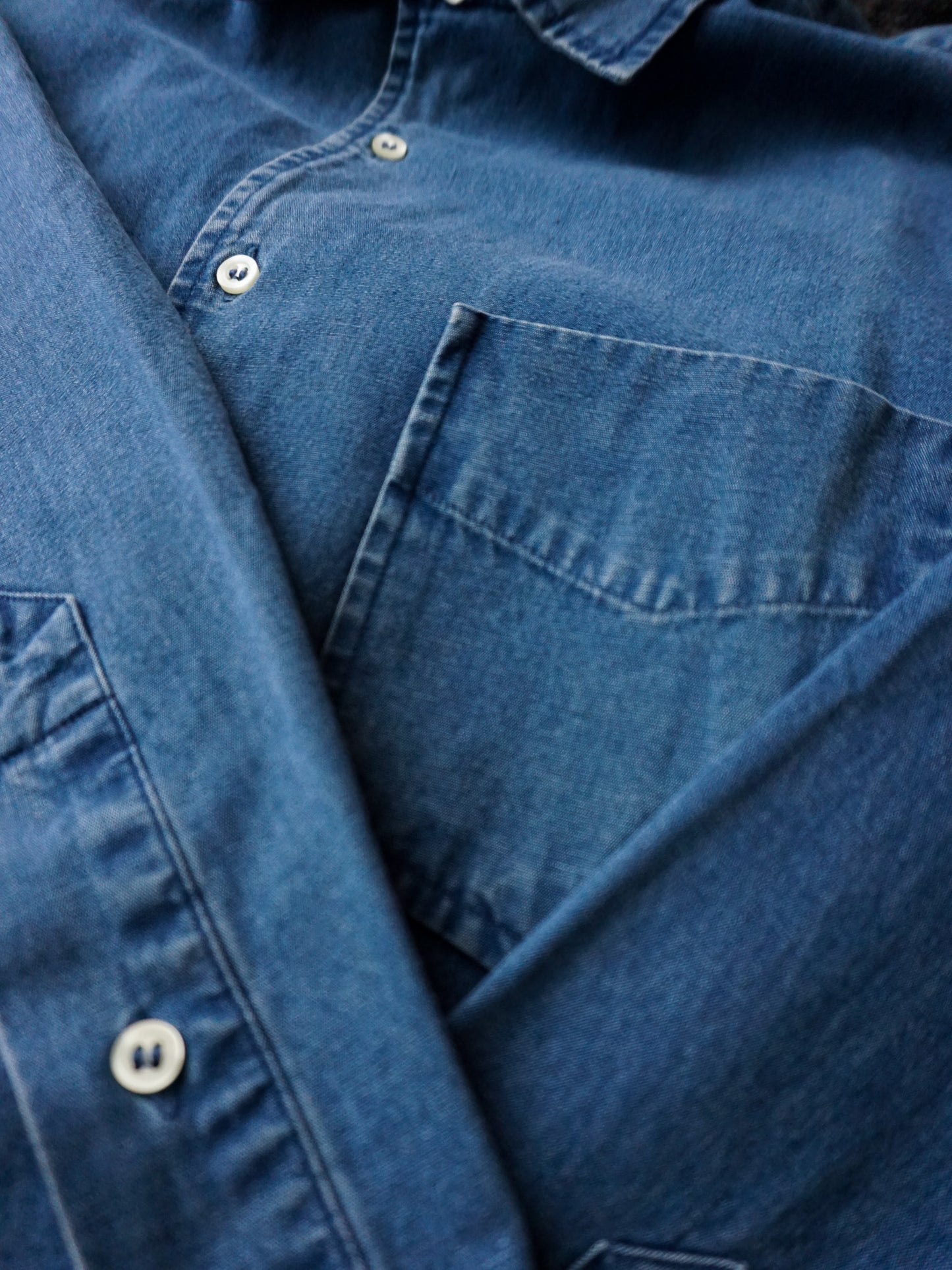 Moreno Martini da Firenze Chambray Shirt—[XL]