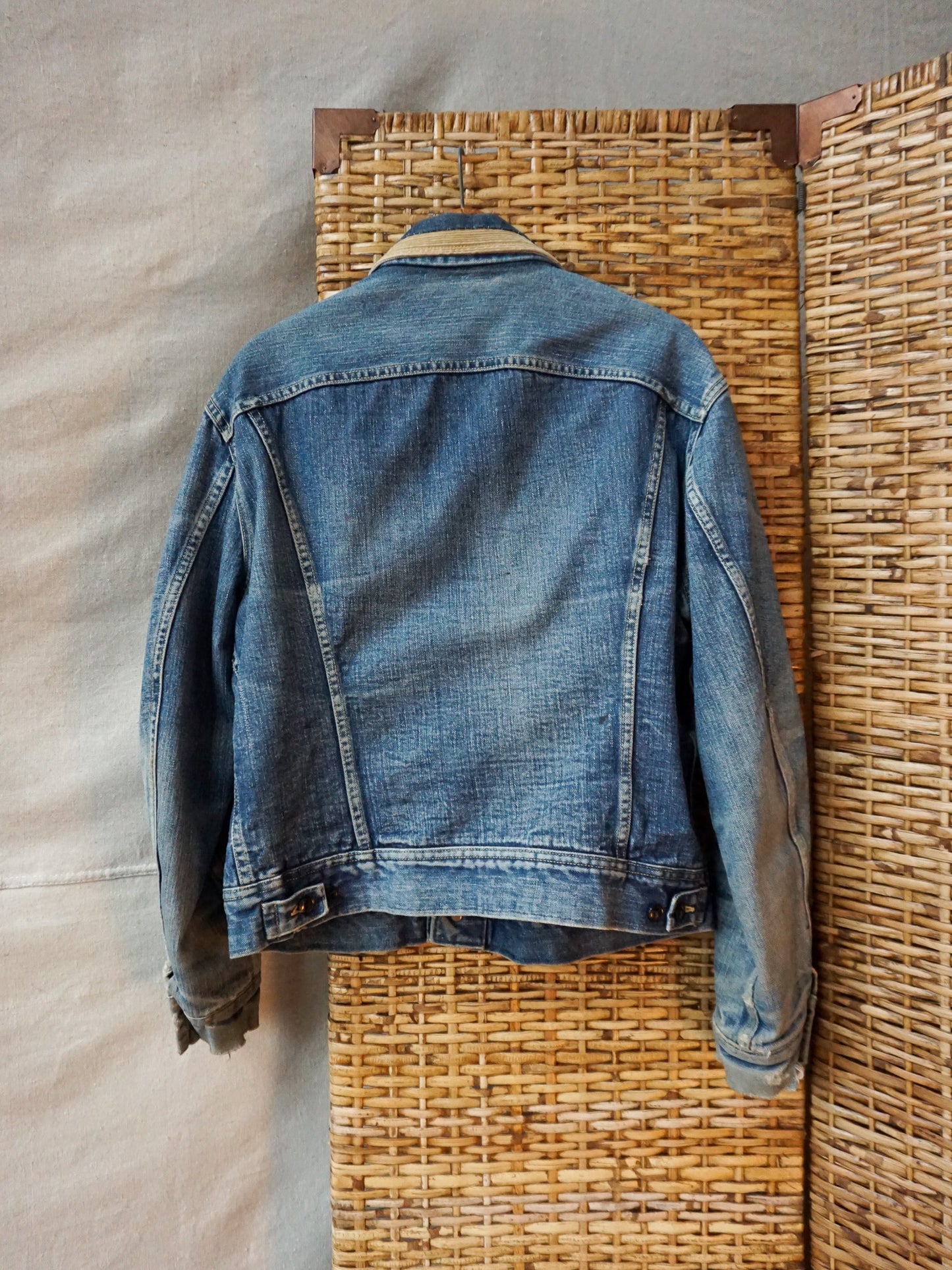 Lee Storm Rider Blanket Lined Denim Jacket—[L]