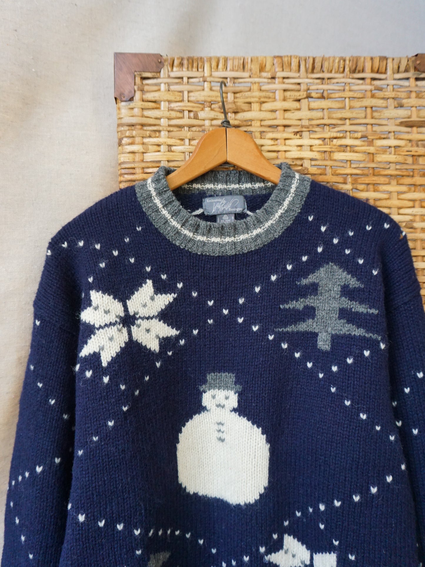 Lord & Taylor Snowman Sweater—[M]
